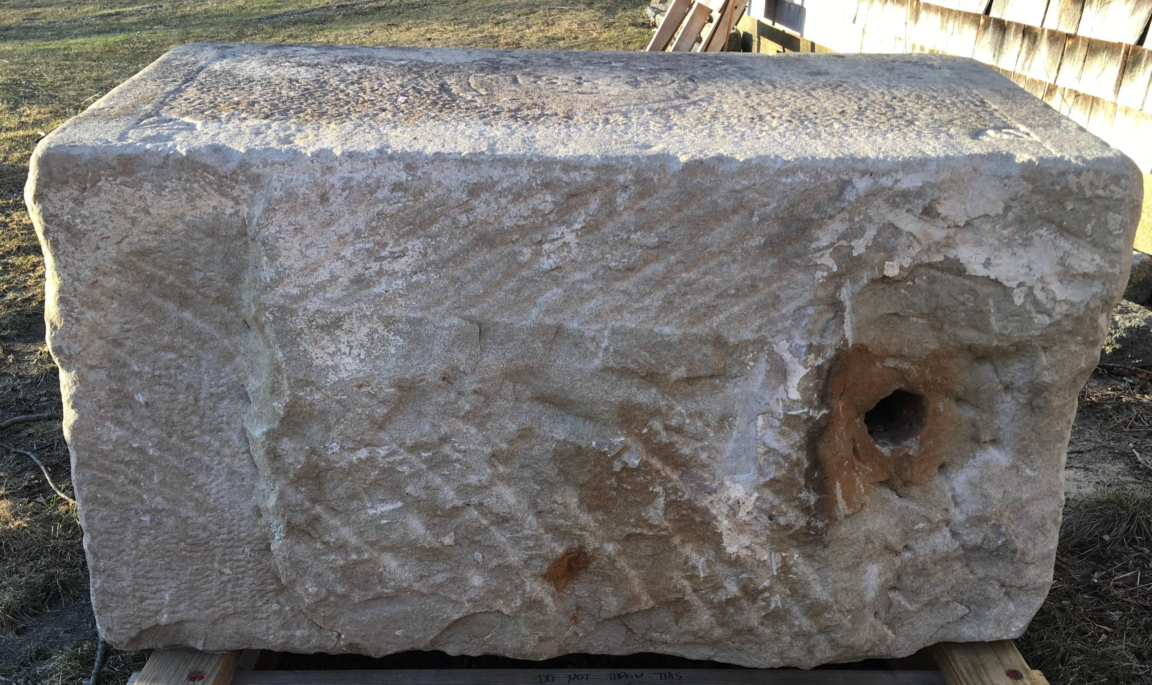 19th Century Garden Limestone Trough 2