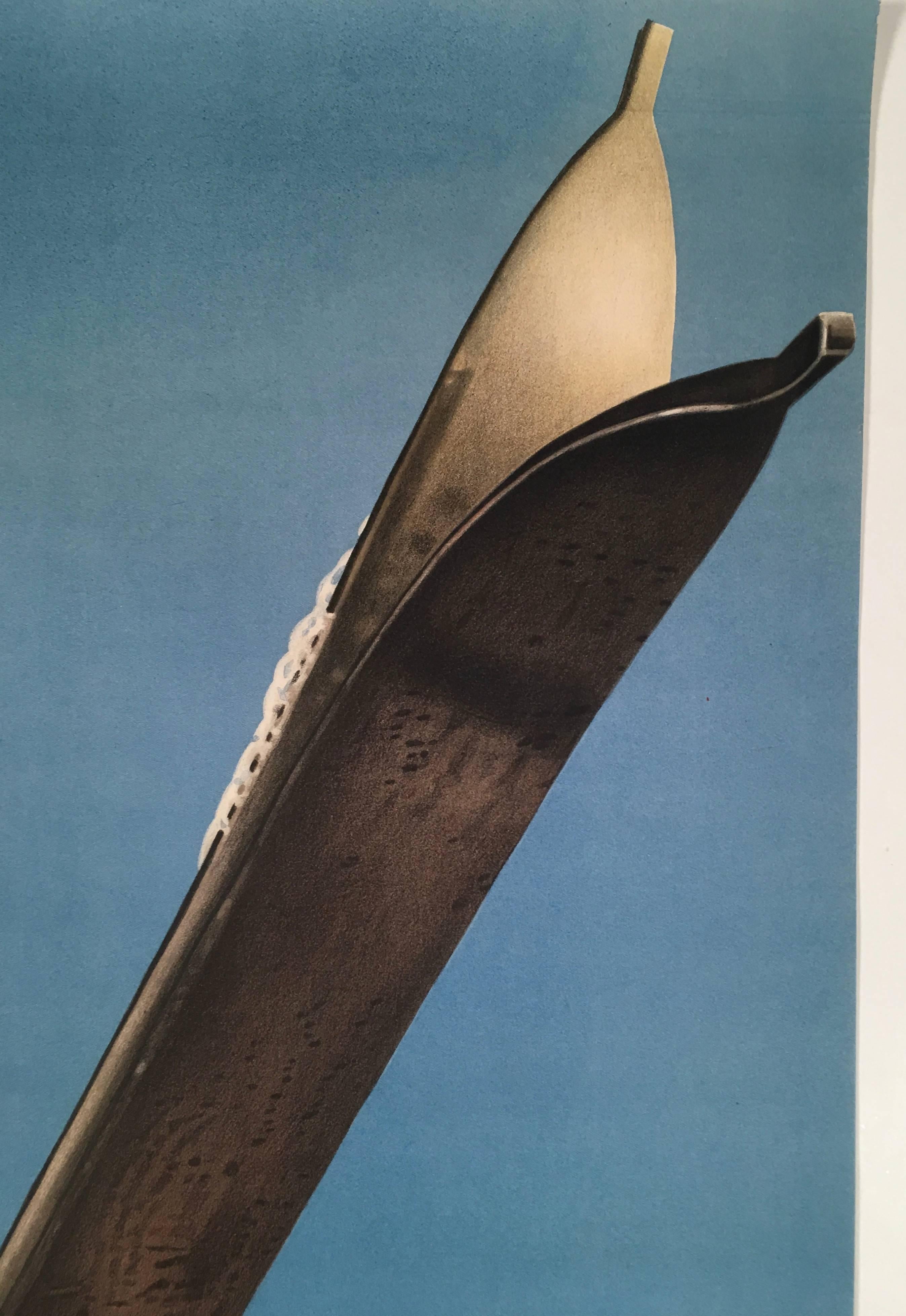 Schweizer Skiplakat „Wengen“ von P. Senn und P. Marti im Zustand „Gut“ im Angebot in Essex, MA