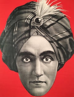 Original Alexander 'The Man Who Knows' Magician Poster