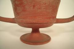 Italian Pottery Double Handled Drinking Cup