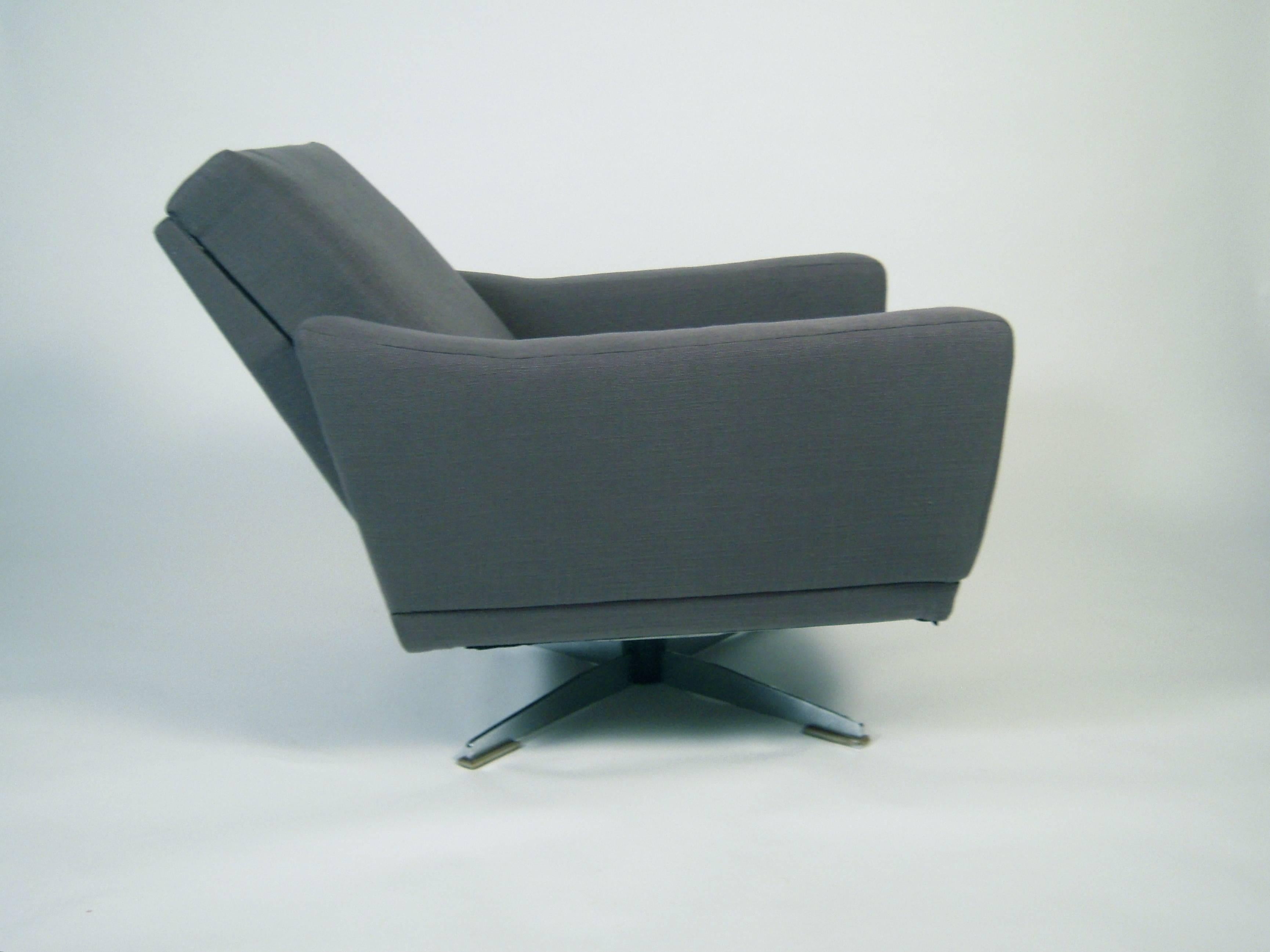 mid century modern swivel chairs