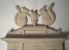 Whimsical Neoclassical Architectural Fireback