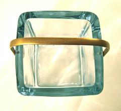 Chic Cartier Pale Blue Crystal Ice Bucket