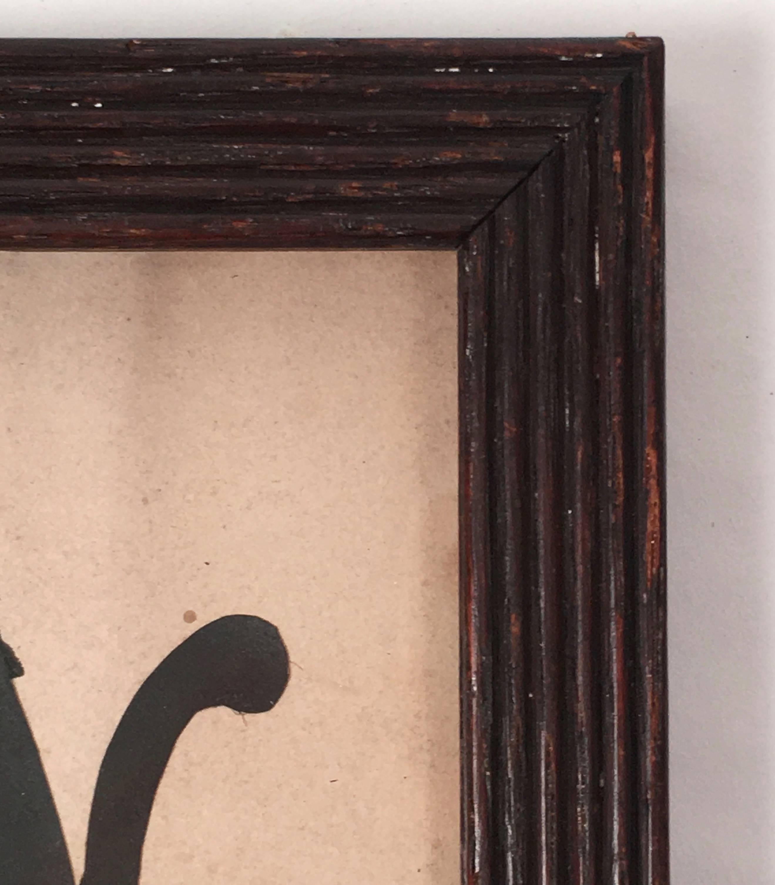 Portrait Silhouette of a Lawyer or Barrister, circa 1834 In Excellent Condition In Essex, MA