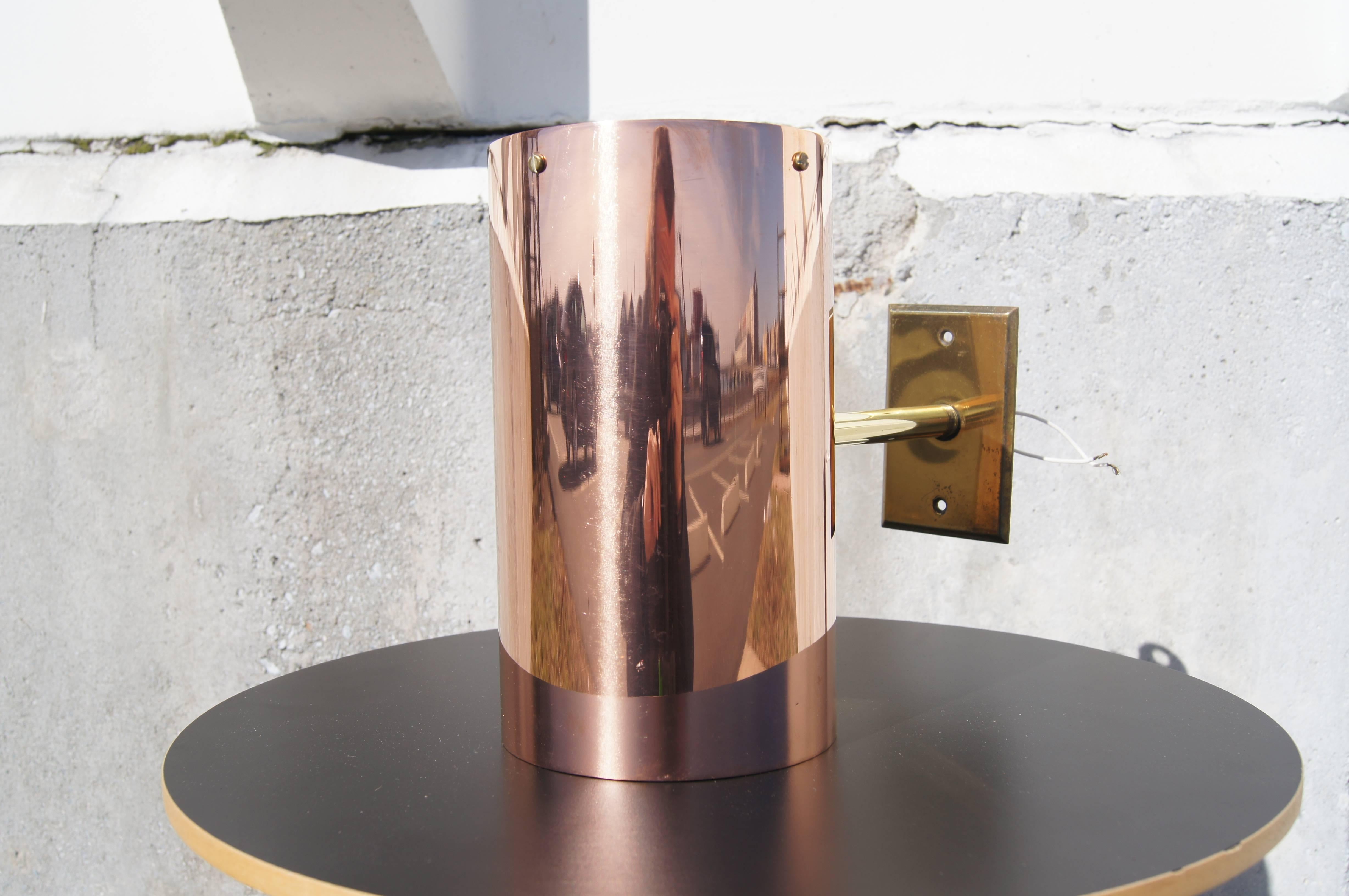 American Solid Copper and Brass Sconces