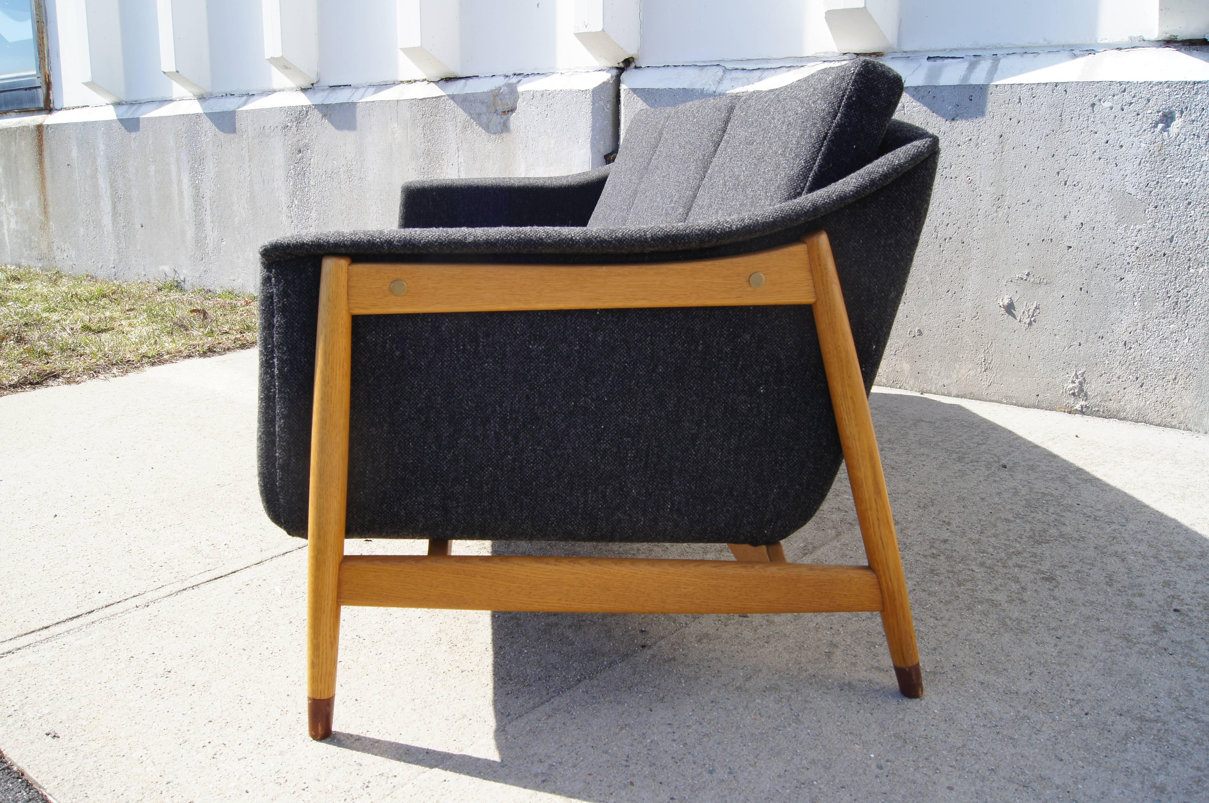 Scandinavian Modern Small Three-Seat Sofa by Folke Ohlsson for DUX