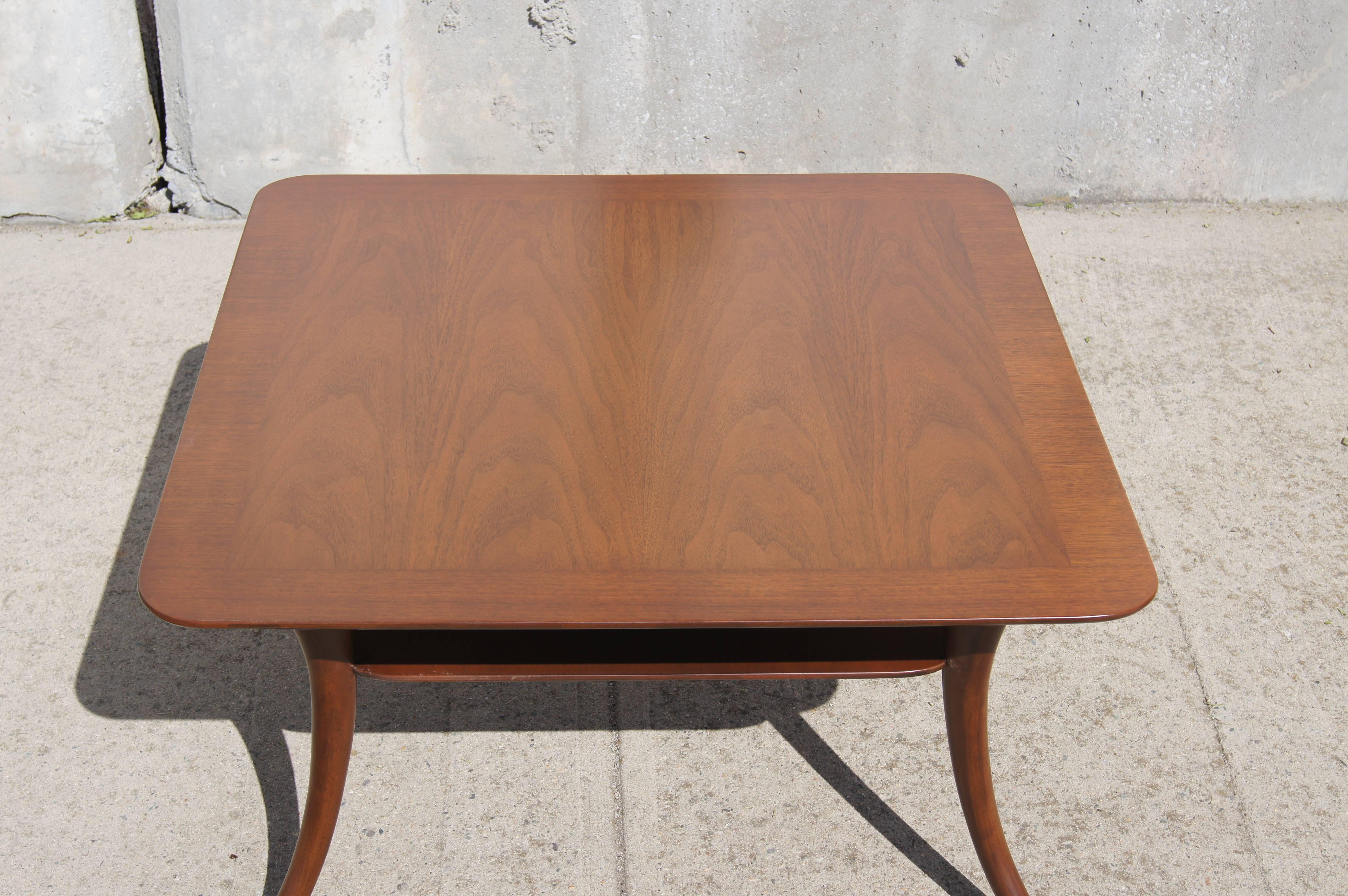 Mid-Century Modern Saber Leg Coffee Table by T.H. Robsjohn-Gibbings for Widdicomb For Sale