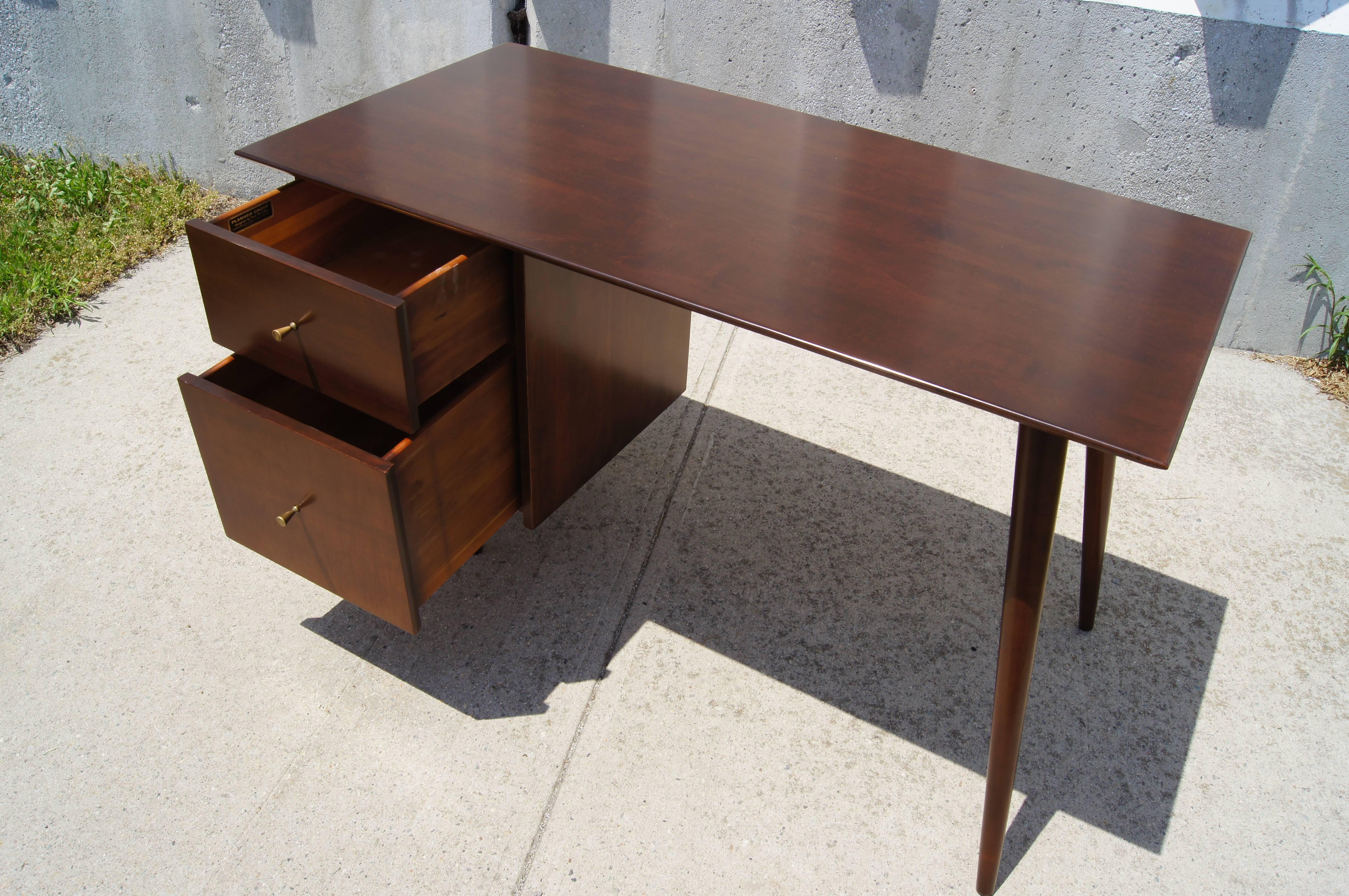 Stained Planner Group Desk by Paul McCobb for Winchendon