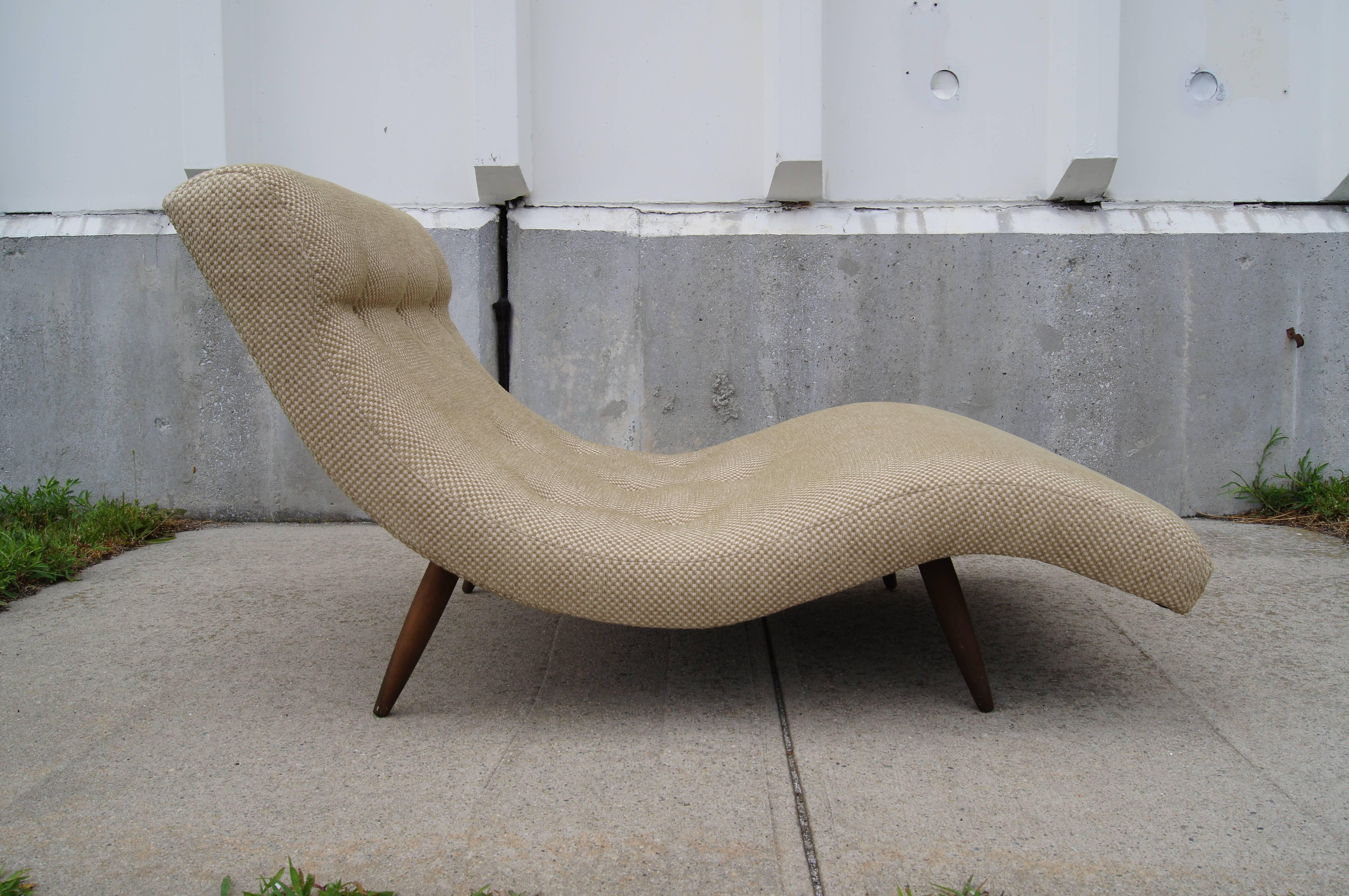 Mid-Century Modern Two-Person Wave Chaise Longue by Adrian Pearsall for Craft Associates