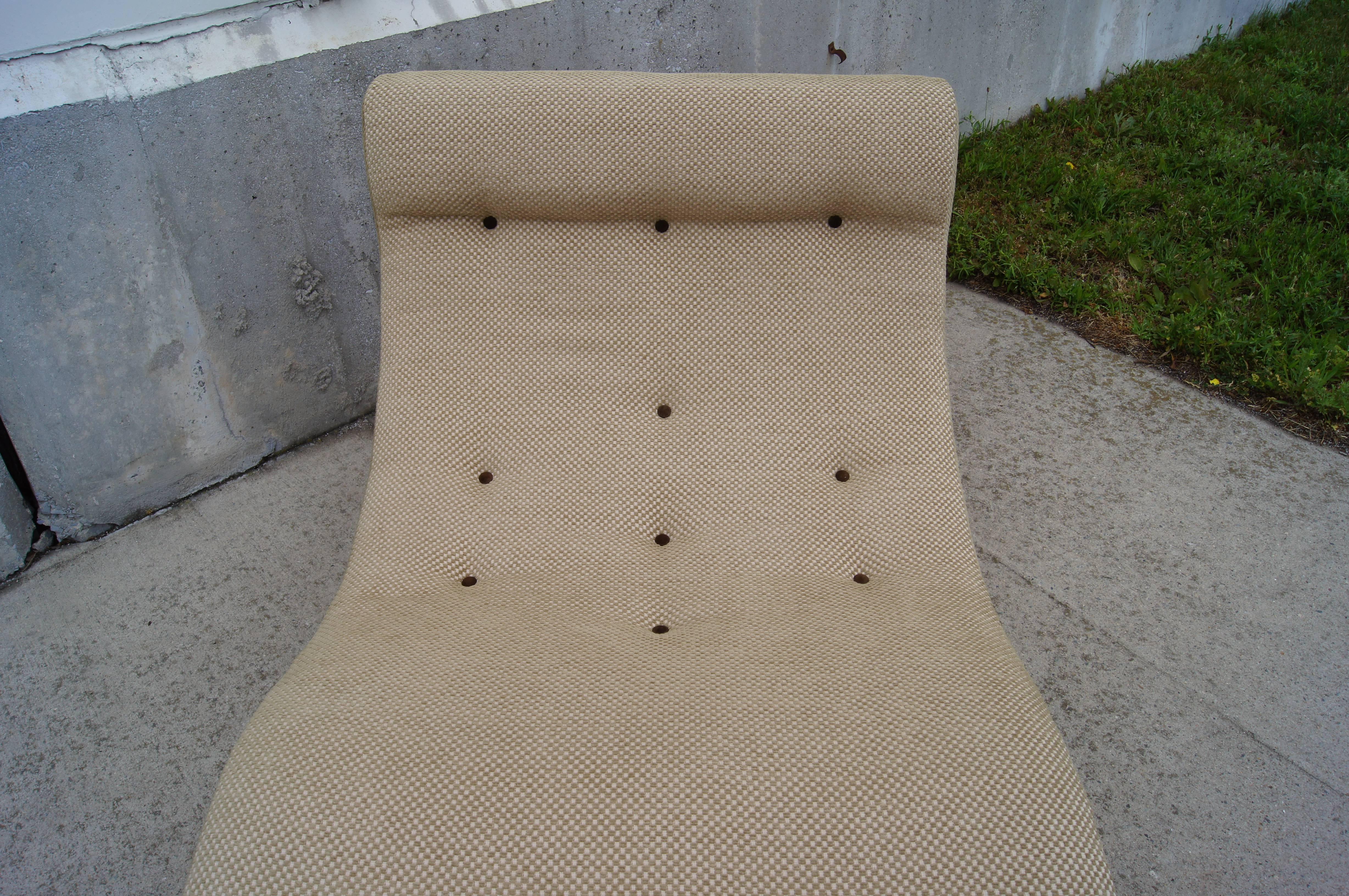 Two-Person Wave Chaise Longue by Adrian Pearsall for Craft Associates In Excellent Condition In Dorchester, MA