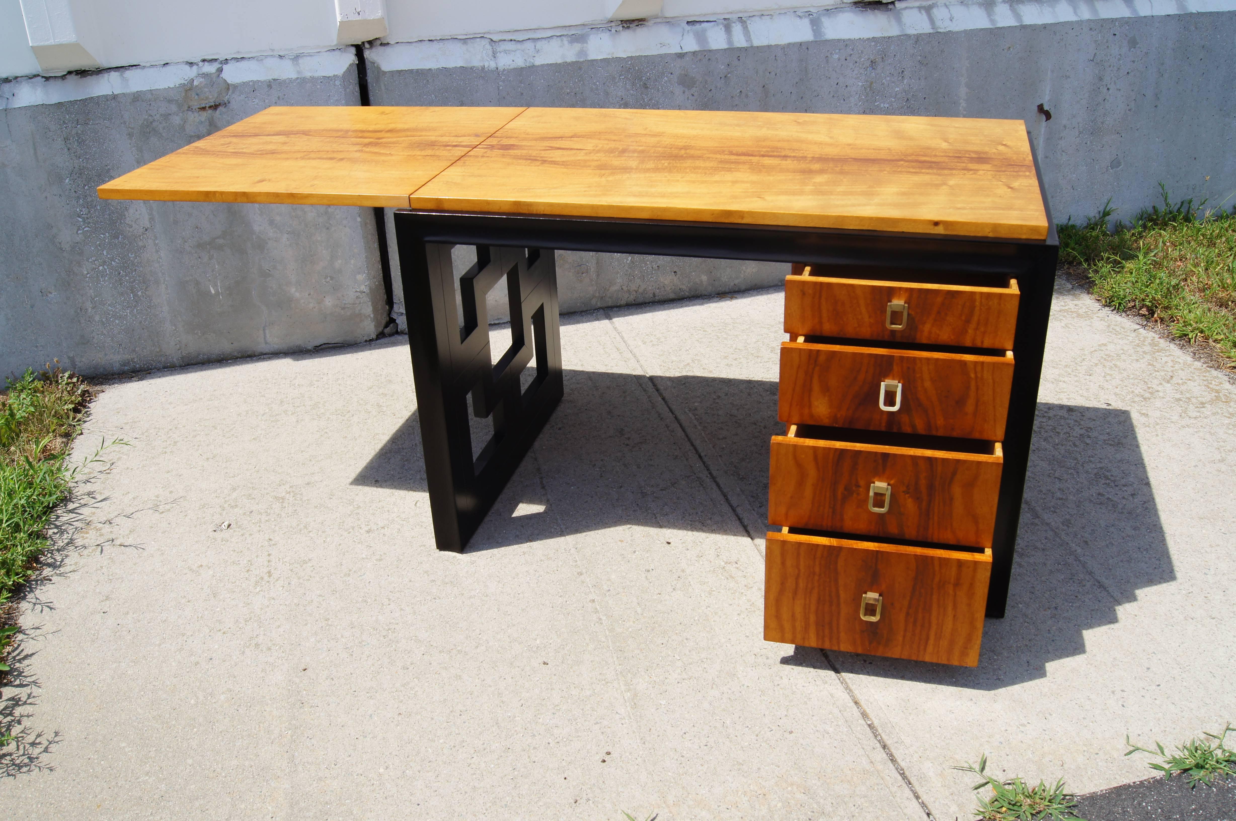 Koa Wood Desk by Johan Tapp for Gumps In Excellent Condition In Dorchester, MA