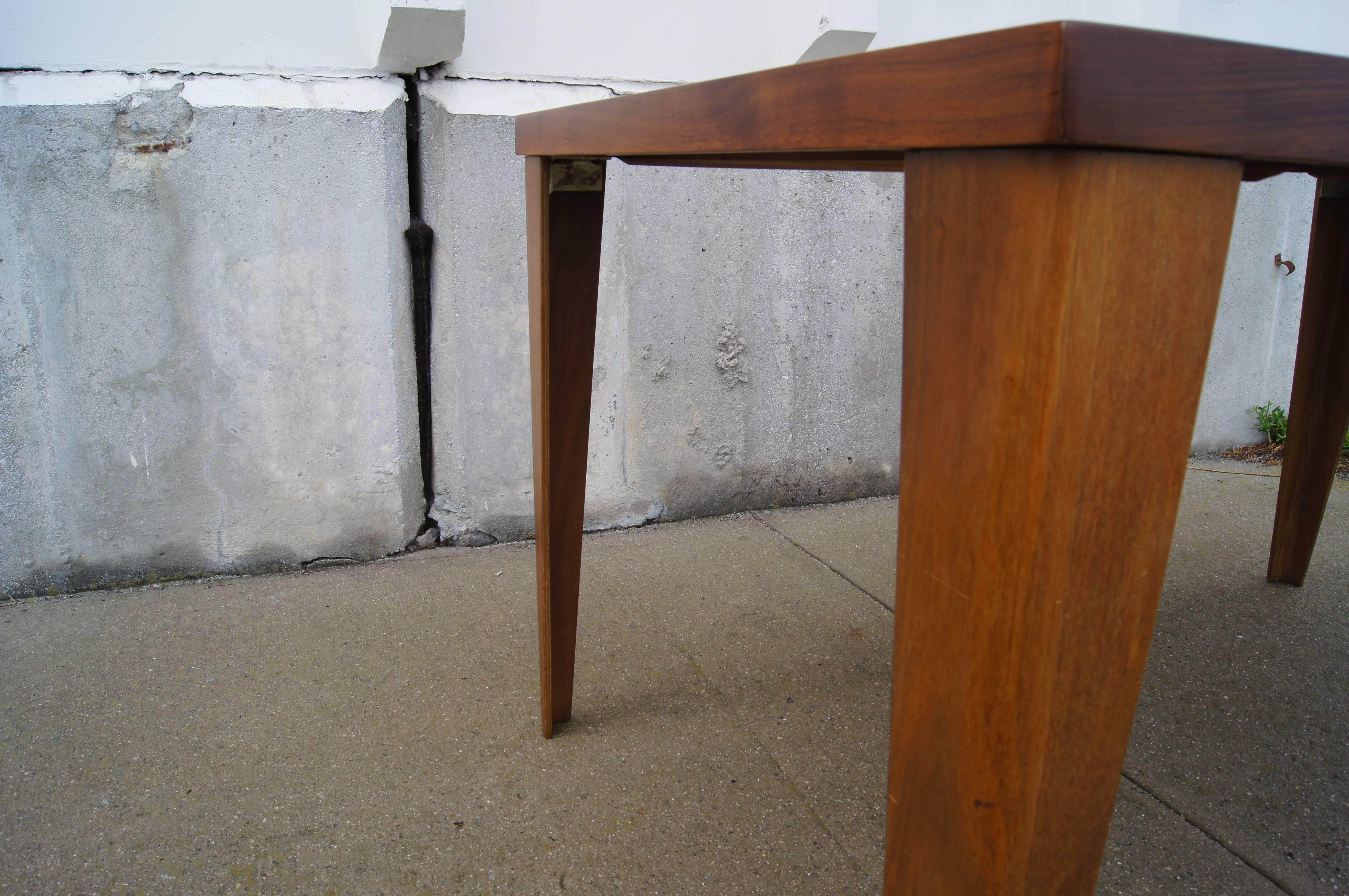 Mid-Century Modern Rare DTW-1 Dining Table in Walnut by Charles Eames for Herman Miller
