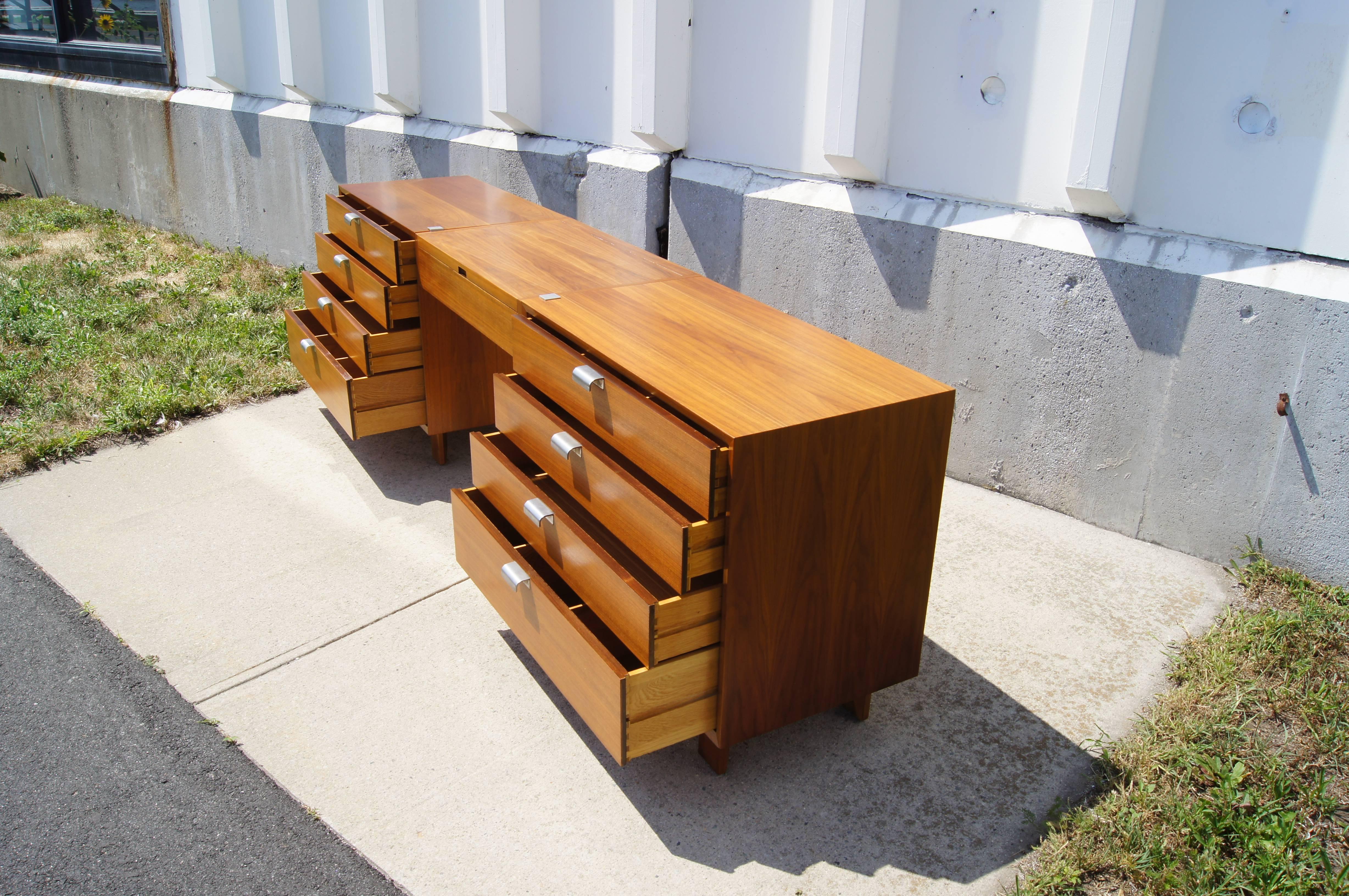 American BSC Double Dressers and Suspended Vanity by George Nelson for Herman Miller