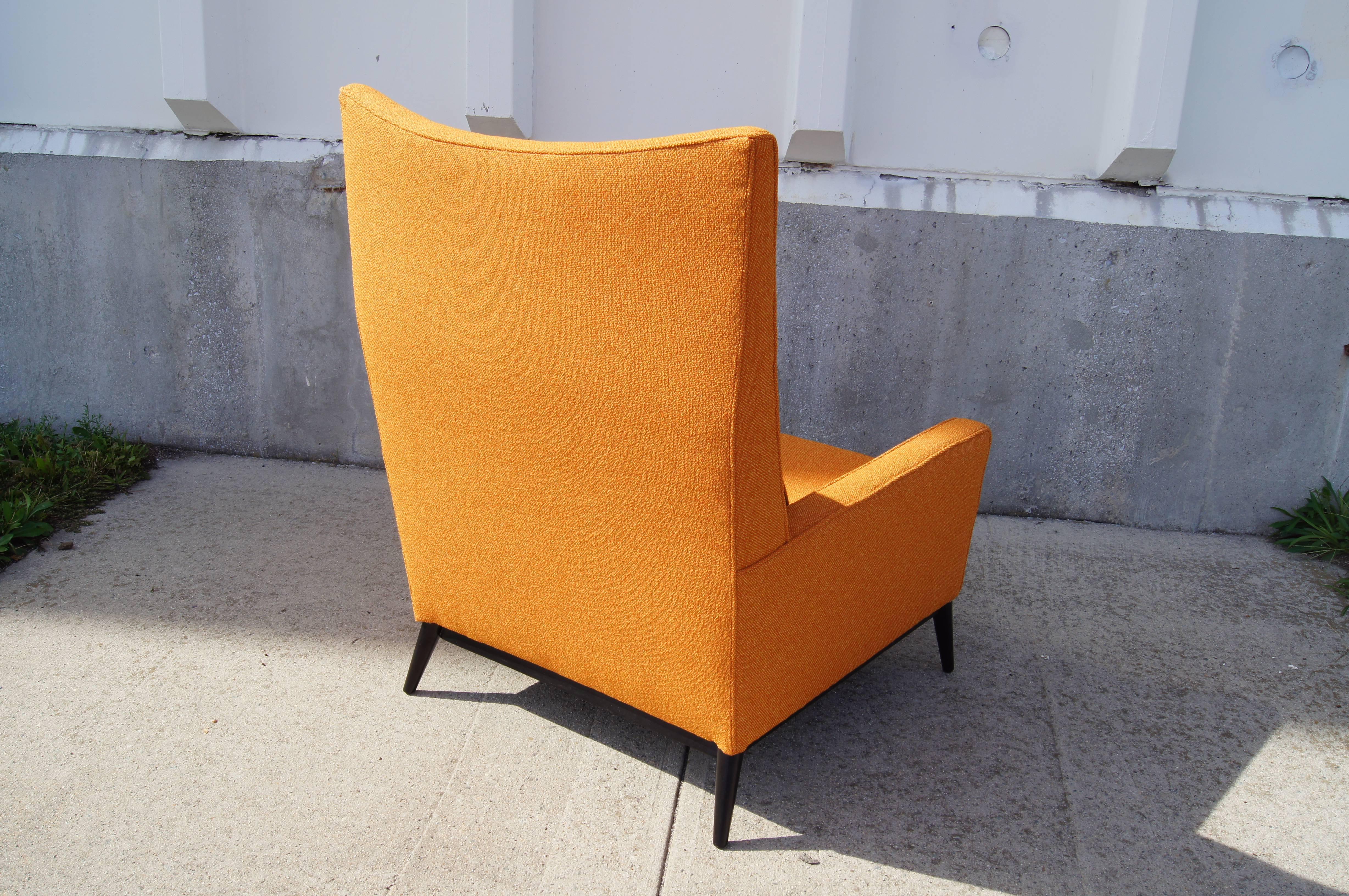 Mid-Century Modern High-Back Lounge Chair, Model 314, by Paul McCobb for Directional
