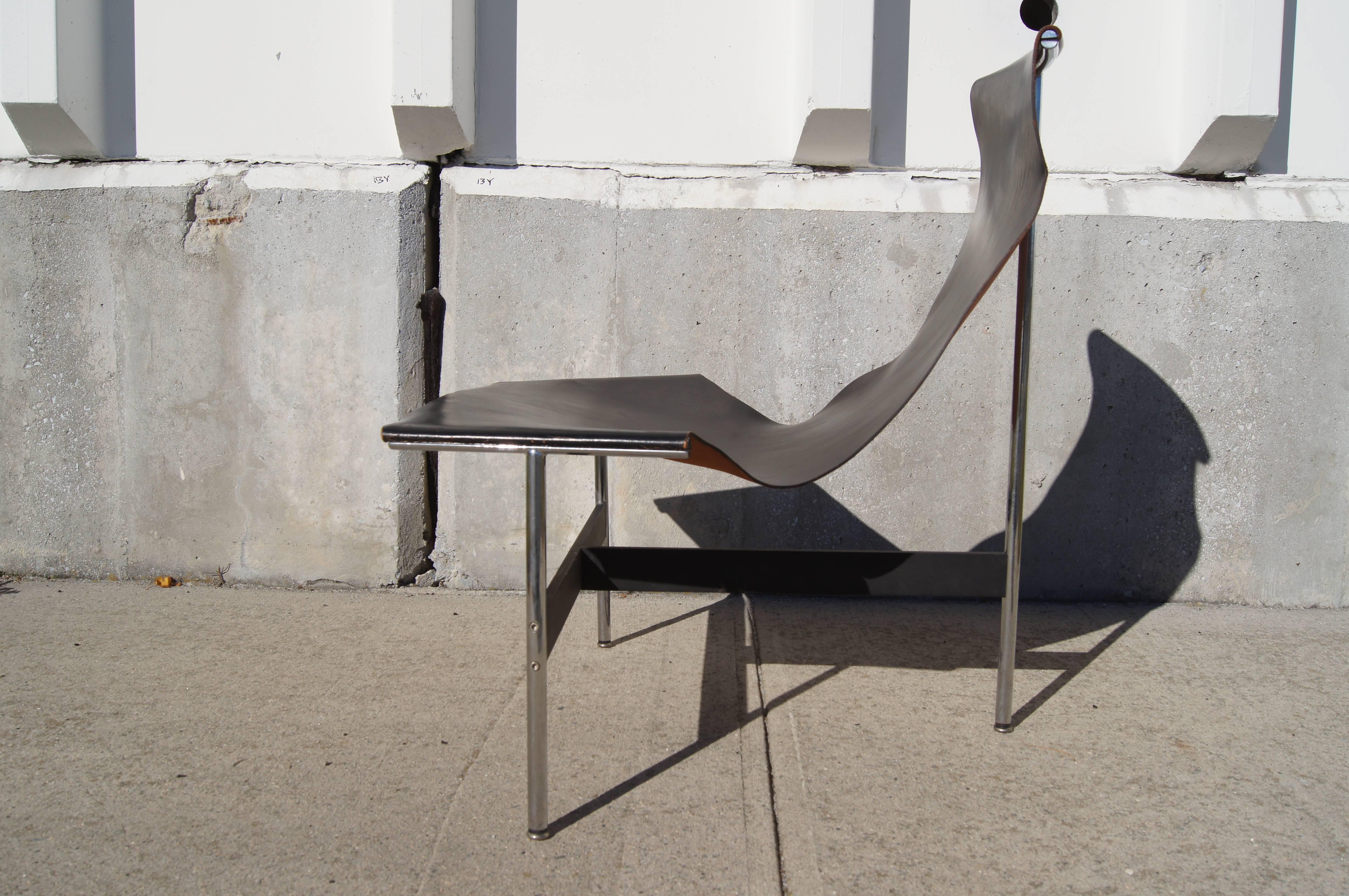 Lacquered Rare T Lounge Chair by Katavolos, Littell, & Kelley for Laverne International