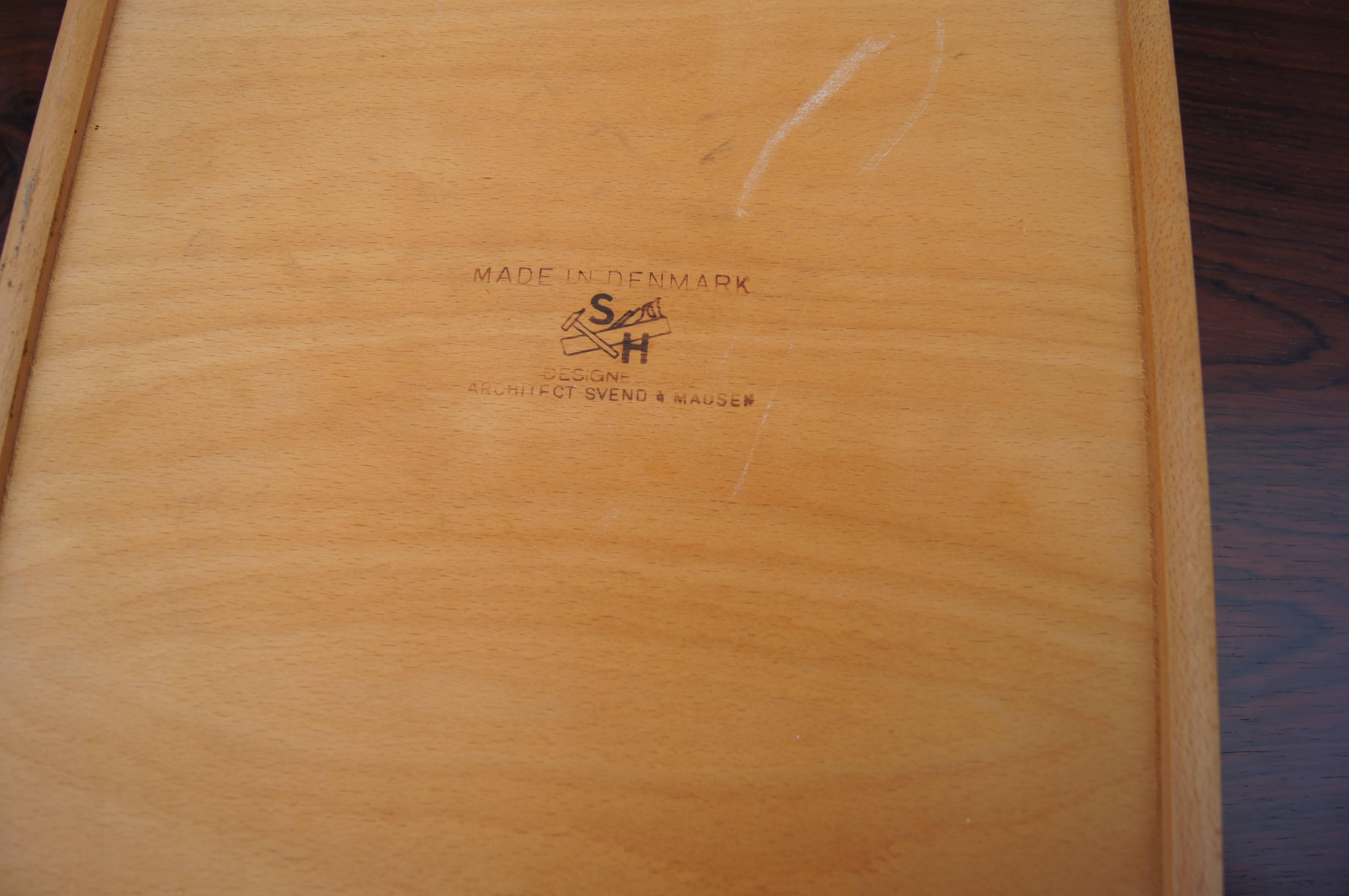 Schreibtisch aus Palisanderholz, Modell SH 180, von Svend Aage Madsen für Sigurd Hansen 1