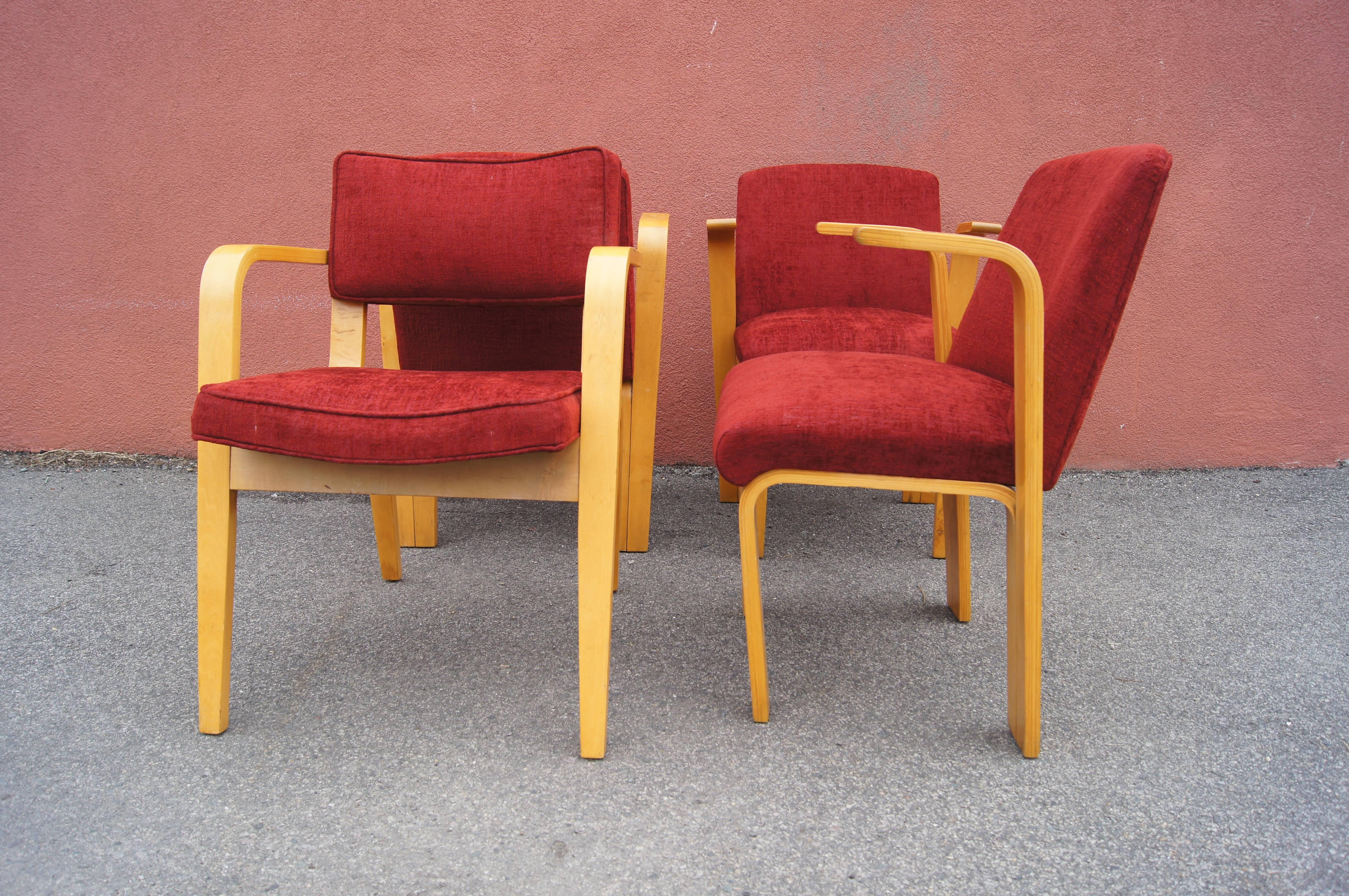 upholstered bentwood chairs