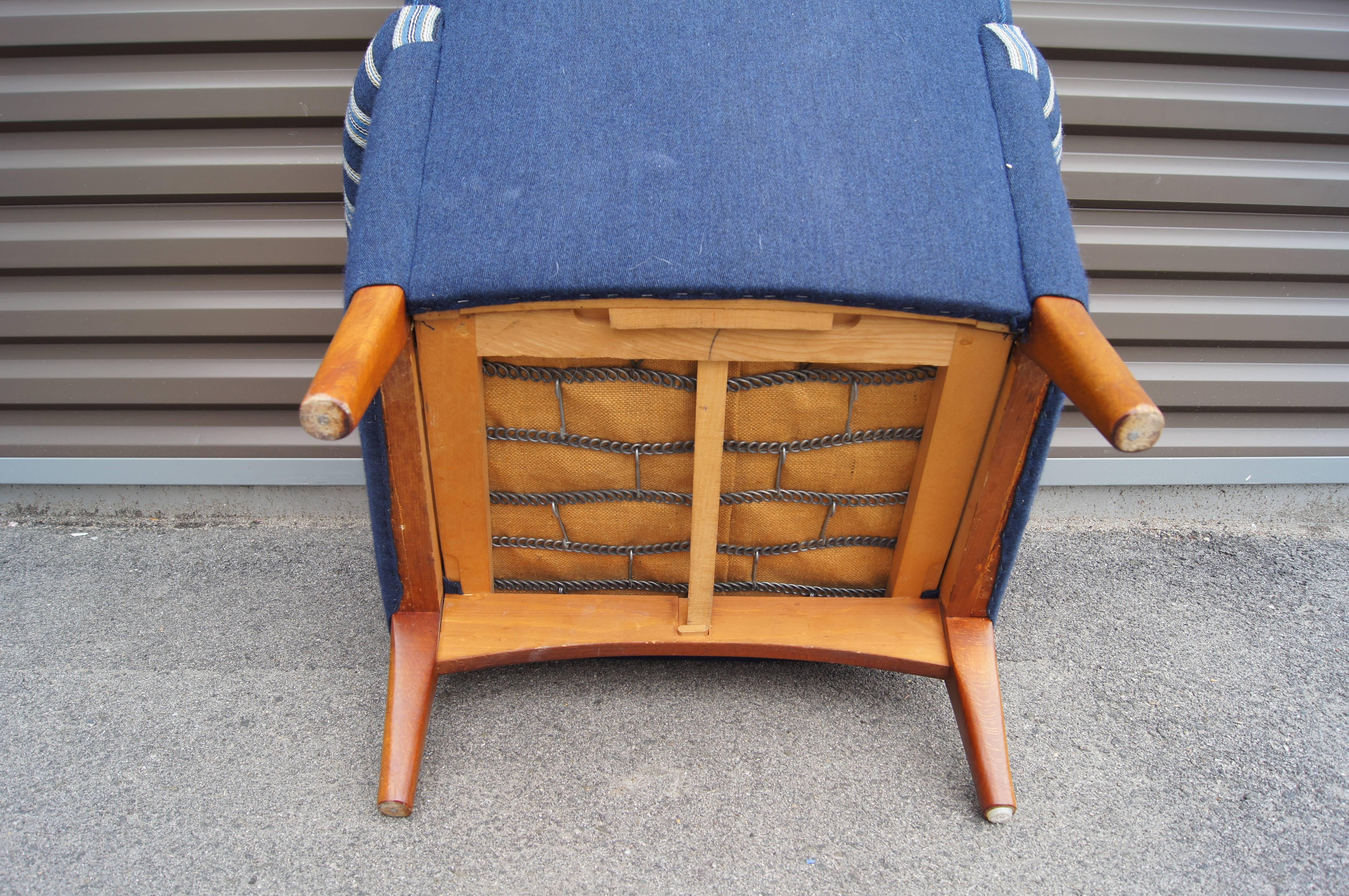 Danish Modern High-Back Lounge Chair for Fritz Hansen 3