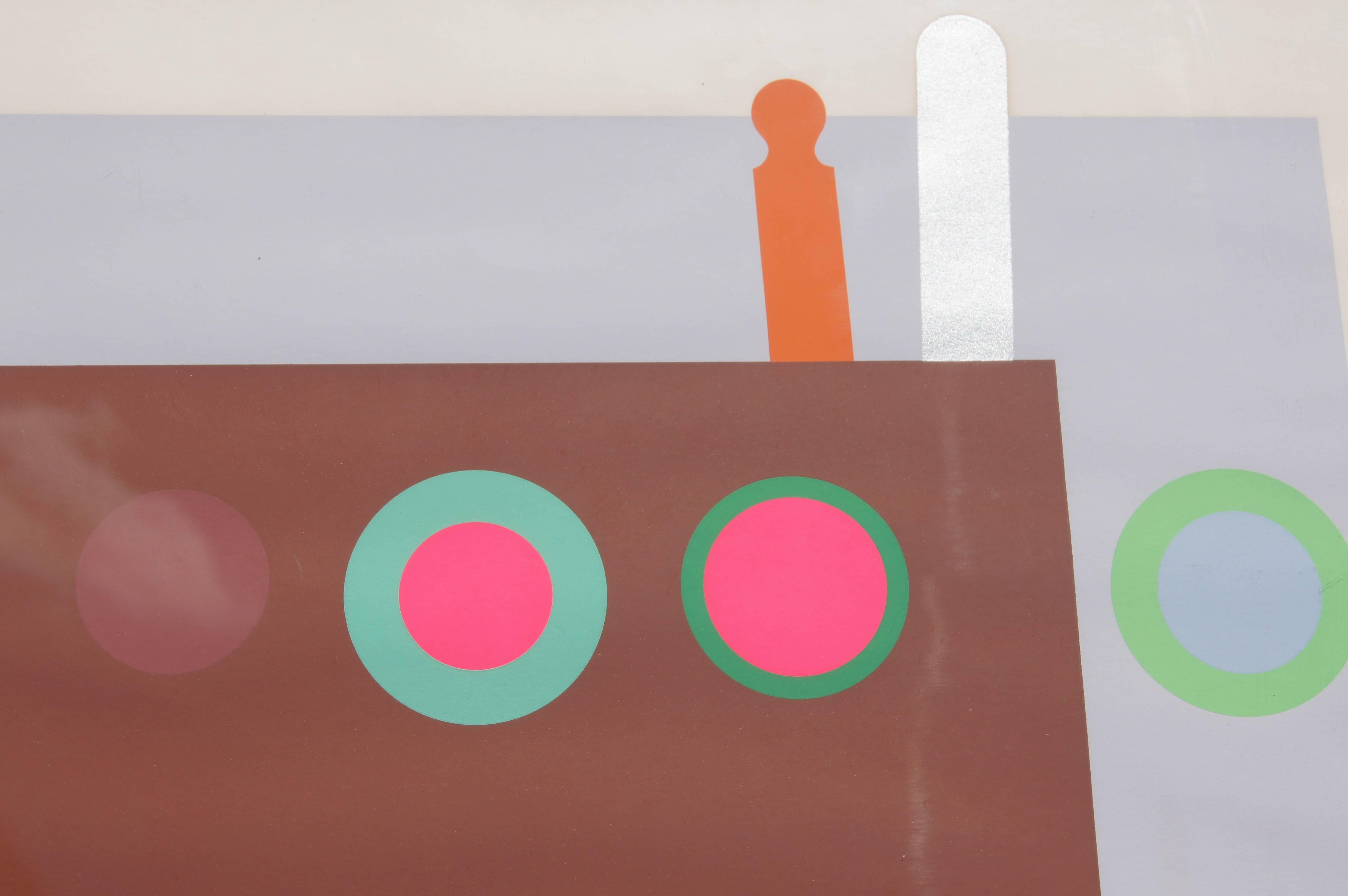 Moderne Peter Gee, Harvard Target n° 1, sérigraphie couleur en vente
