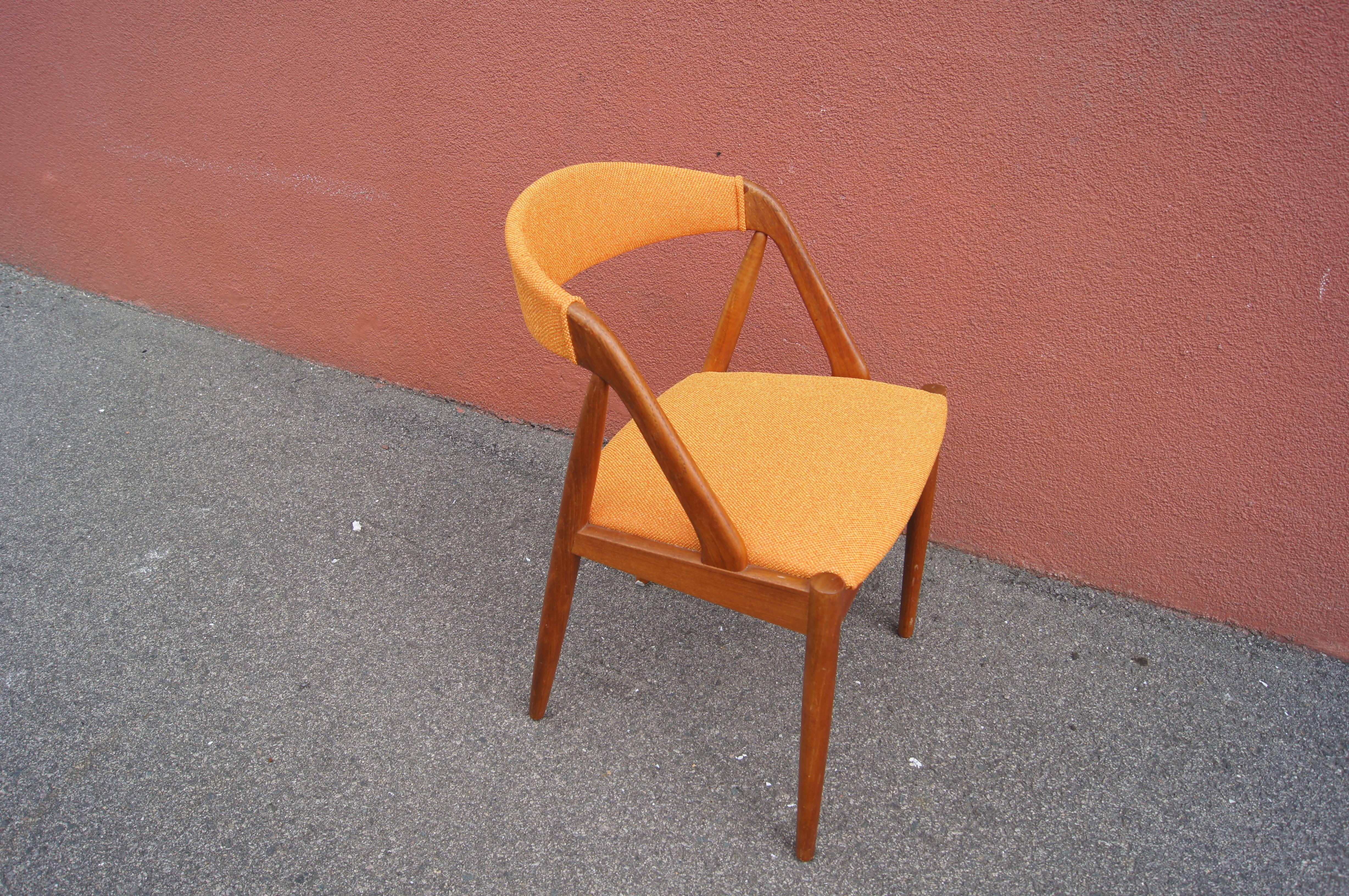 Danish Set of Six Teak Dining Chairs, Model 31, by Kai Kristiansen for Schou Andersen