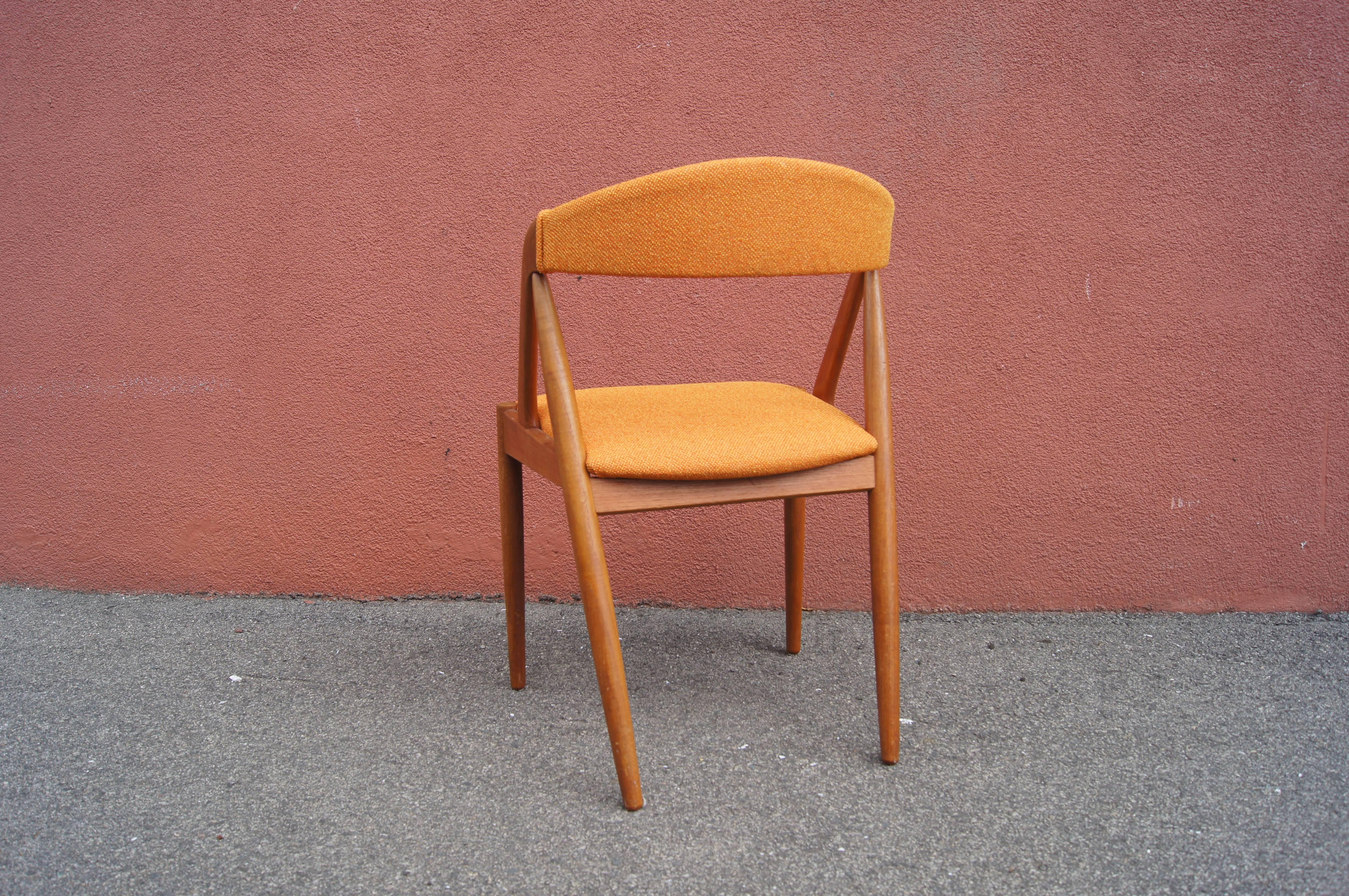 20th Century Set of Six Teak Dining Chairs, Model 31, by Kai Kristiansen for Schou Andersen