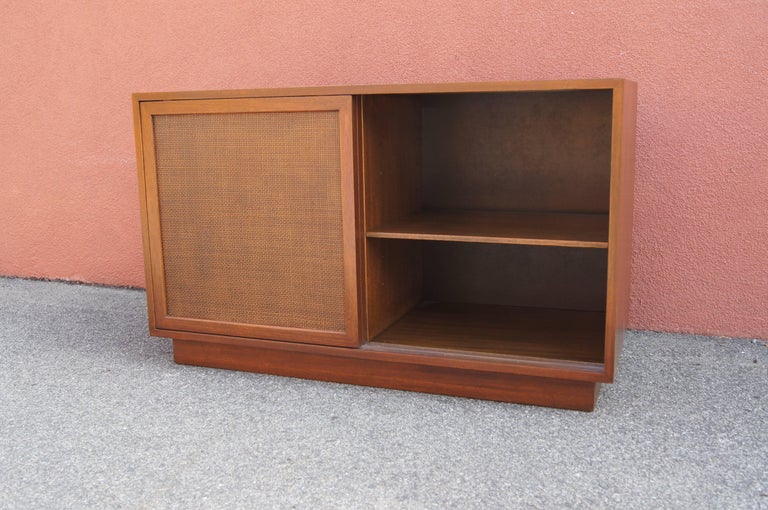 Small Cabinet With Cane Doors By Harvey Probber For Sale At 1stdibs