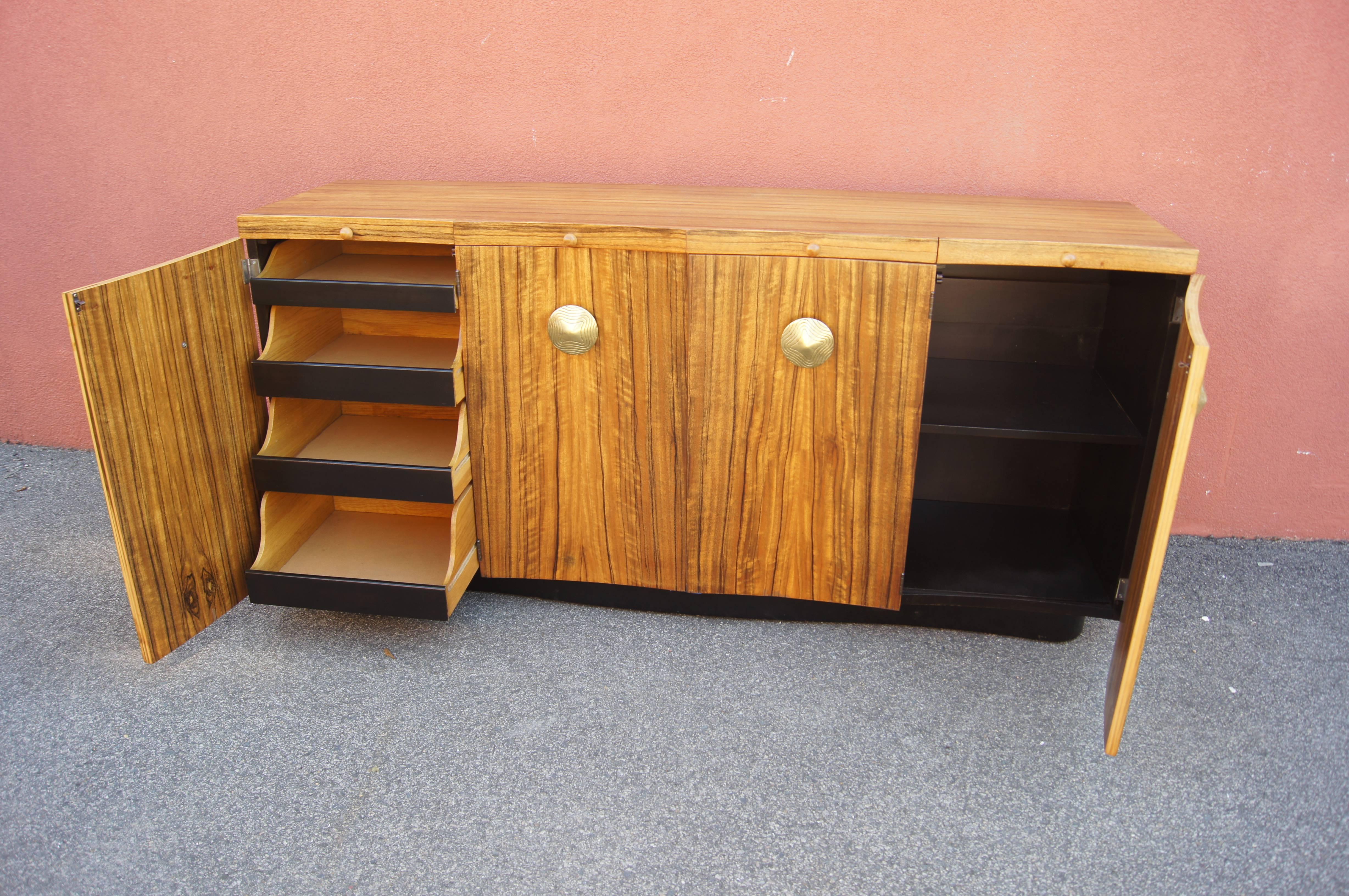 Paldao Wood Buffet, Model 4190, by Gilbert Rohde for Herman Miller In Good Condition In Dorchester, MA