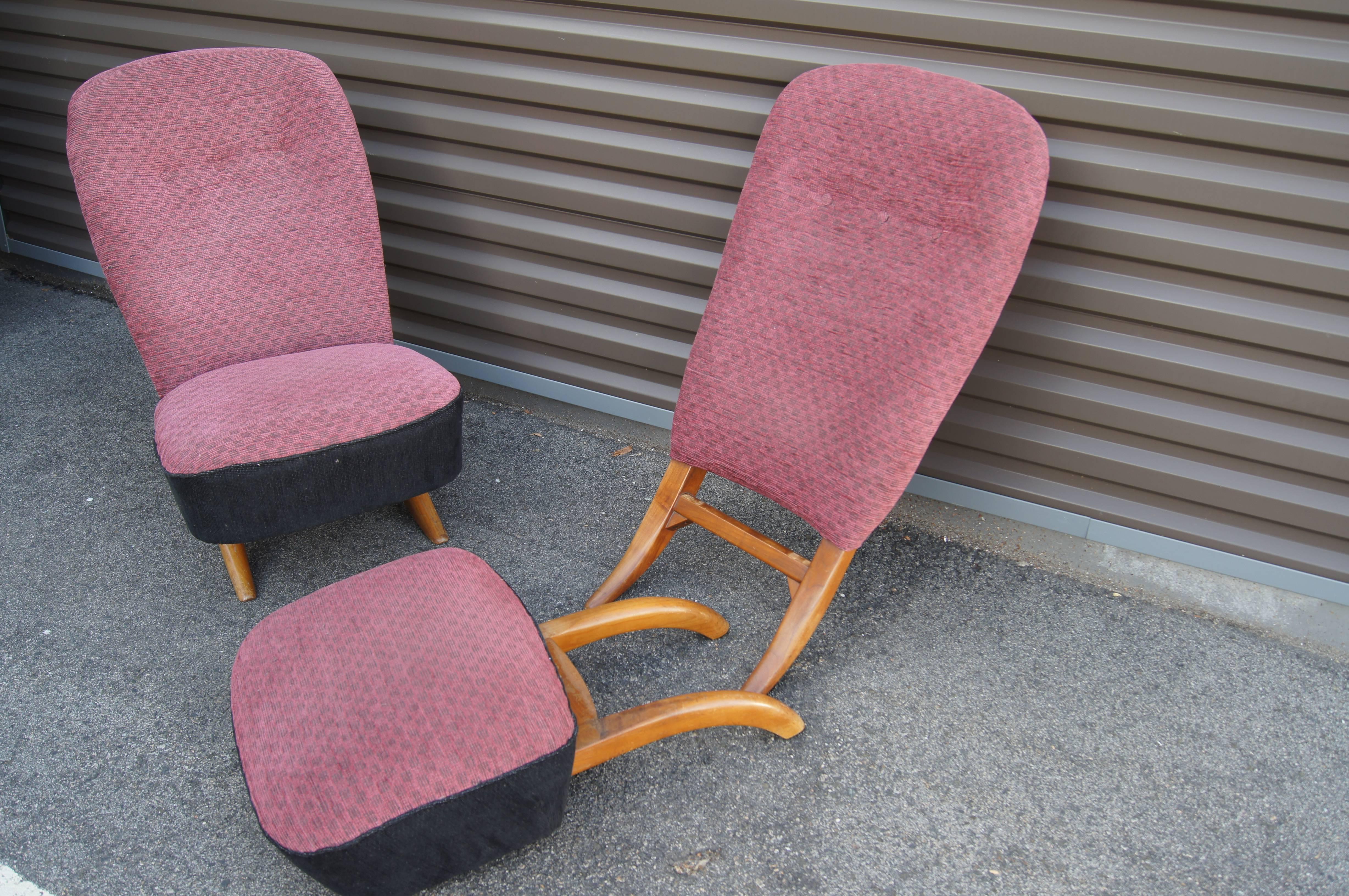 Pair of Congo Chairs by Theo Ruth for Artifort at 1stDibs