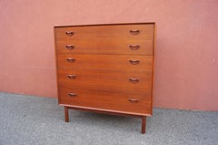 Teak Five-Drawer Dresser by Peter Hvidt and Orla Mølgaard-Nielsen