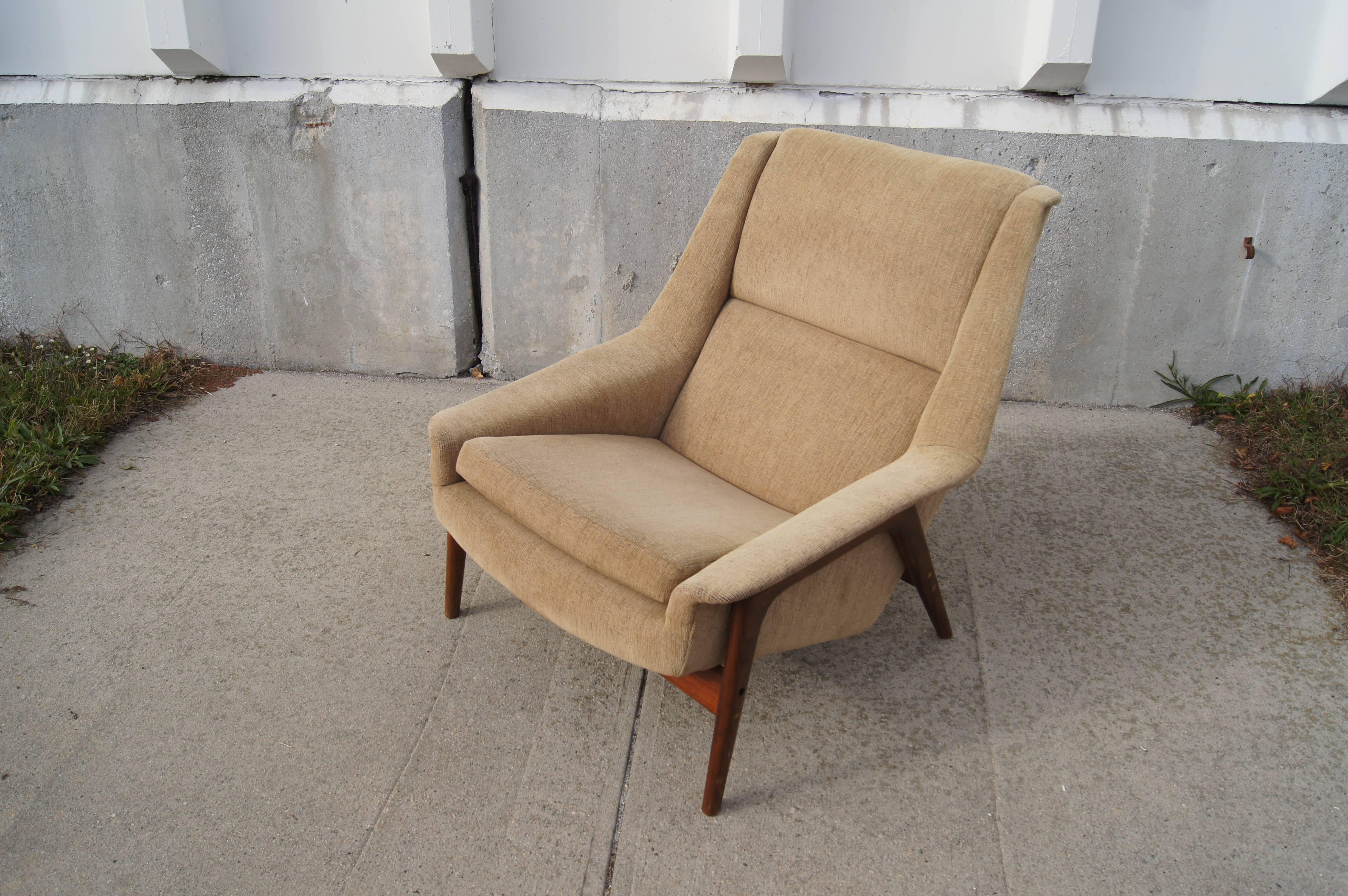 Swedish Lounge Chair by Folke Ohlsson for Dux