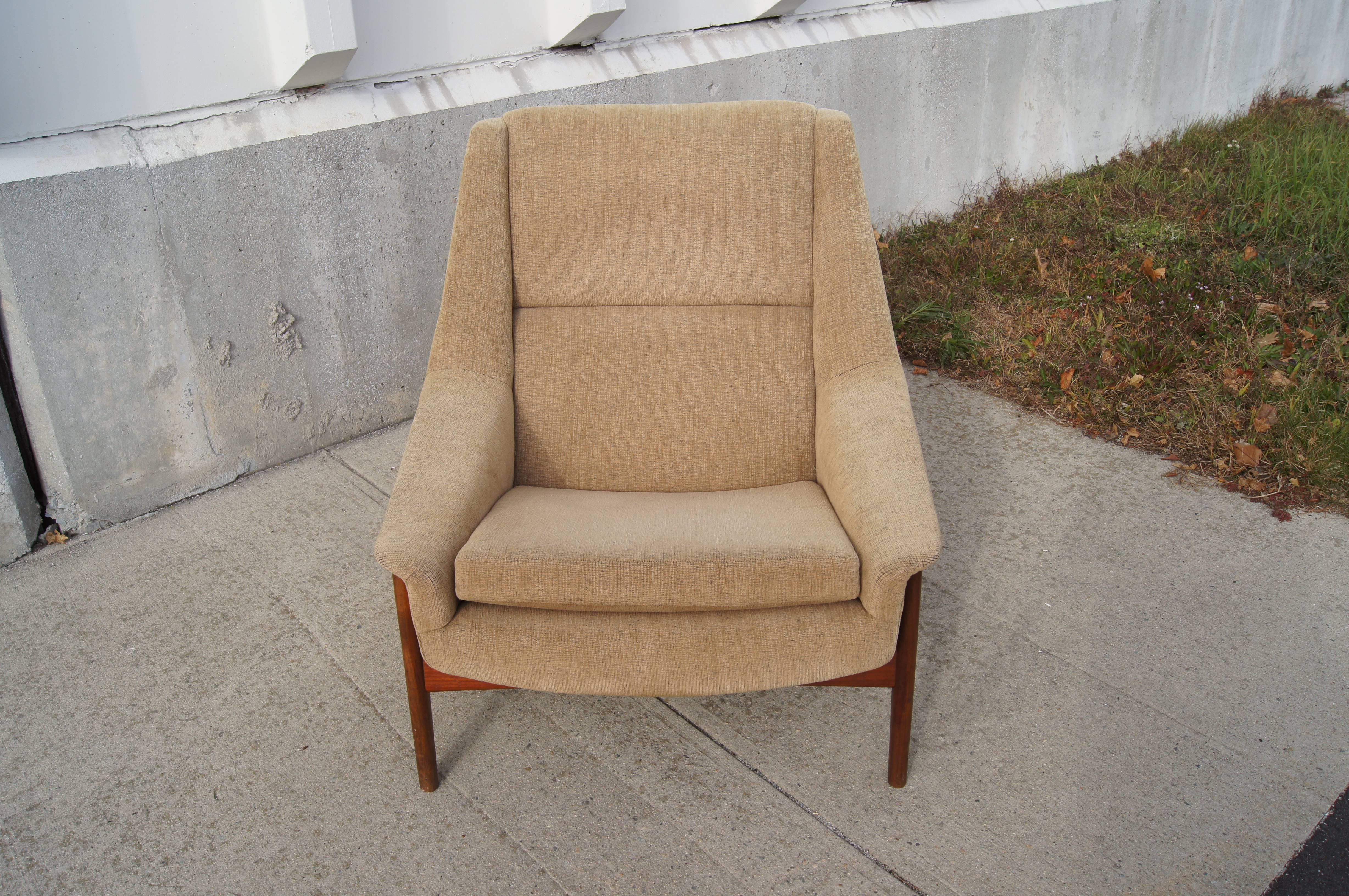 Lounge Chair by Folke Ohlsson for Dux In Good Condition In Dorchester, MA
