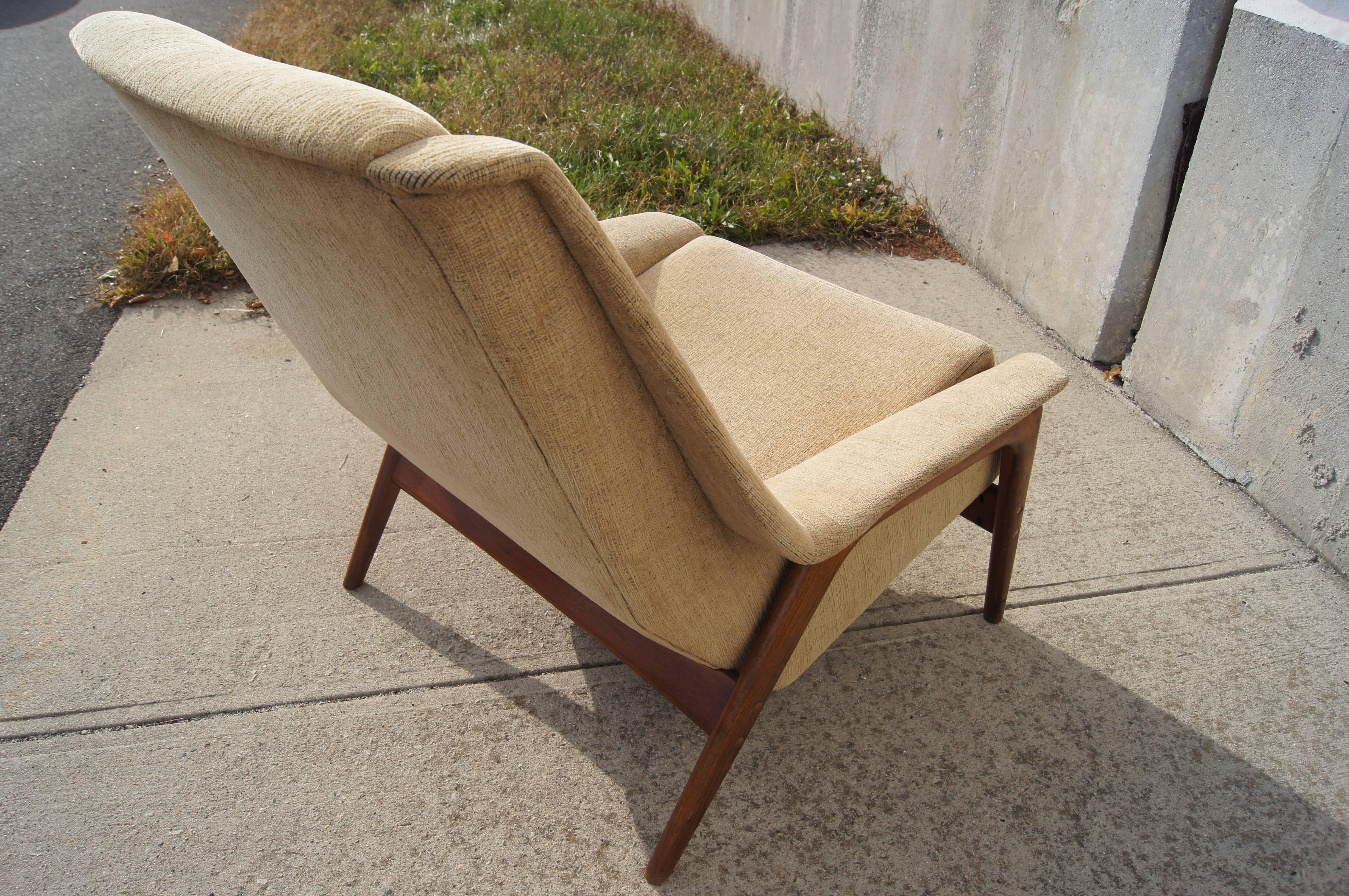 Scandinavian Modern Lounge Chair by Folke Ohlsson for Dux