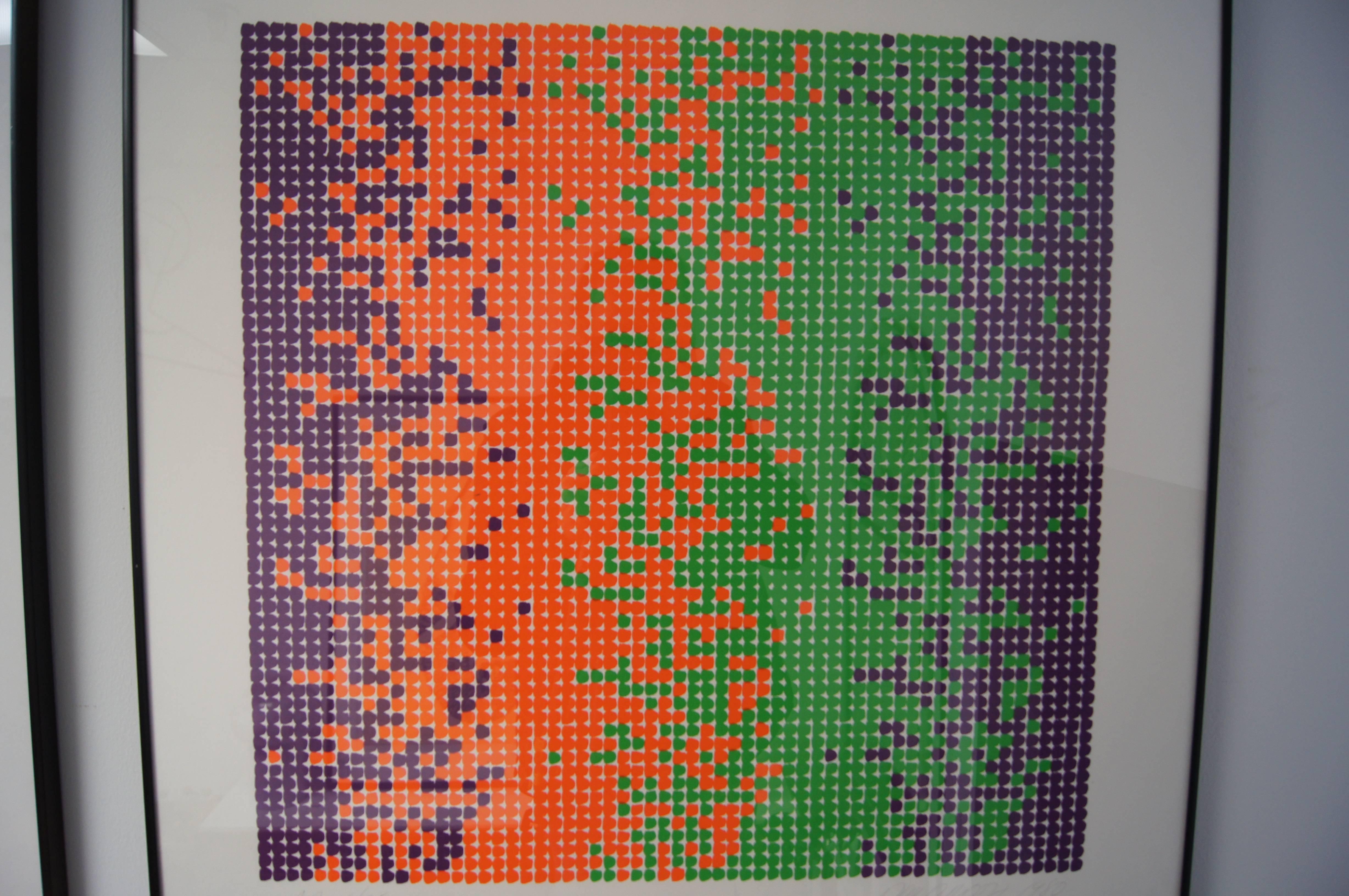 Suite aus sechs abstrakten Serigrafien von David Roth (Ende des 20. Jahrhunderts) im Angebot