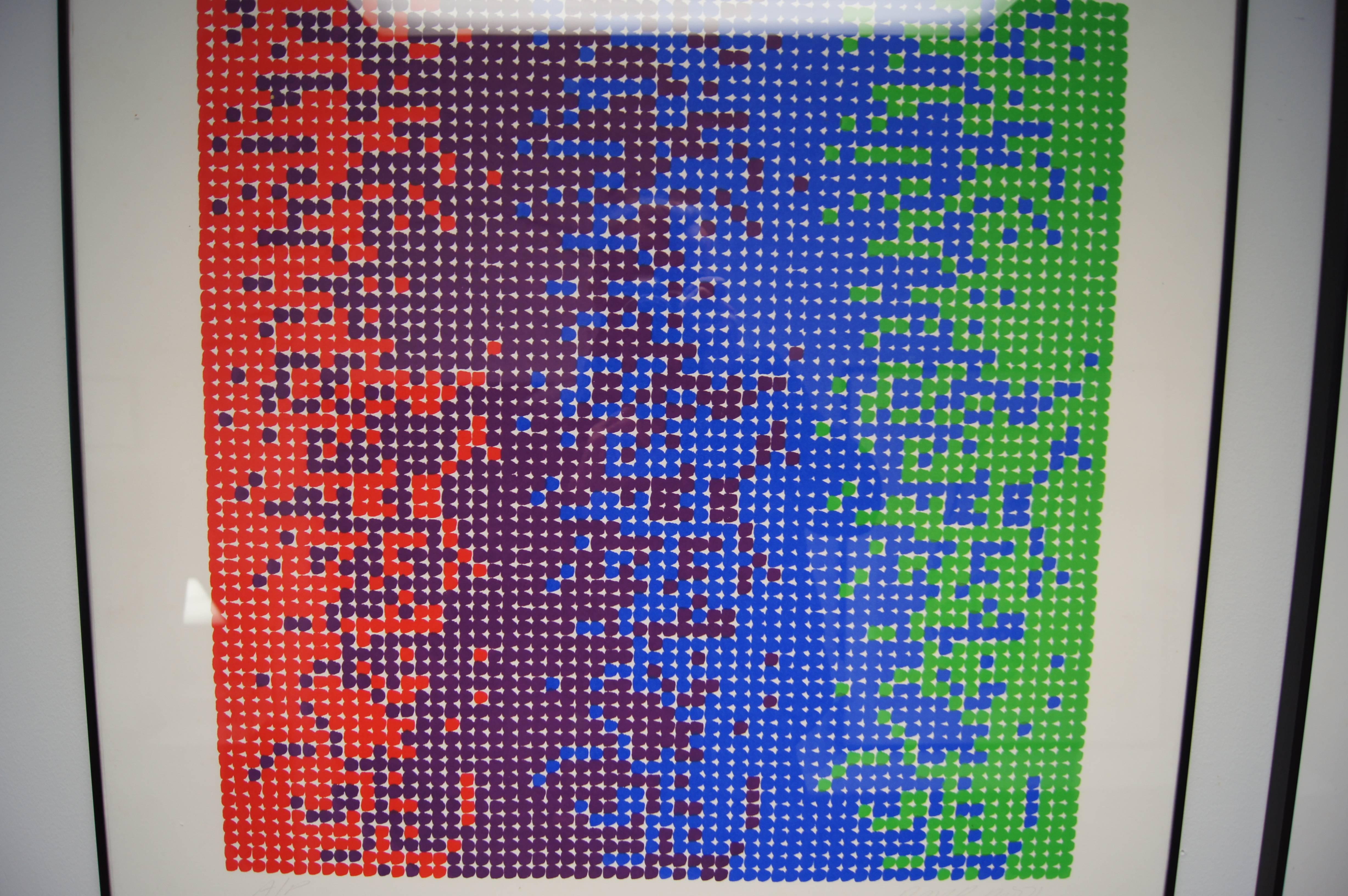 Suite aus sechs abstrakten Serigrafien von David Roth im Angebot 1