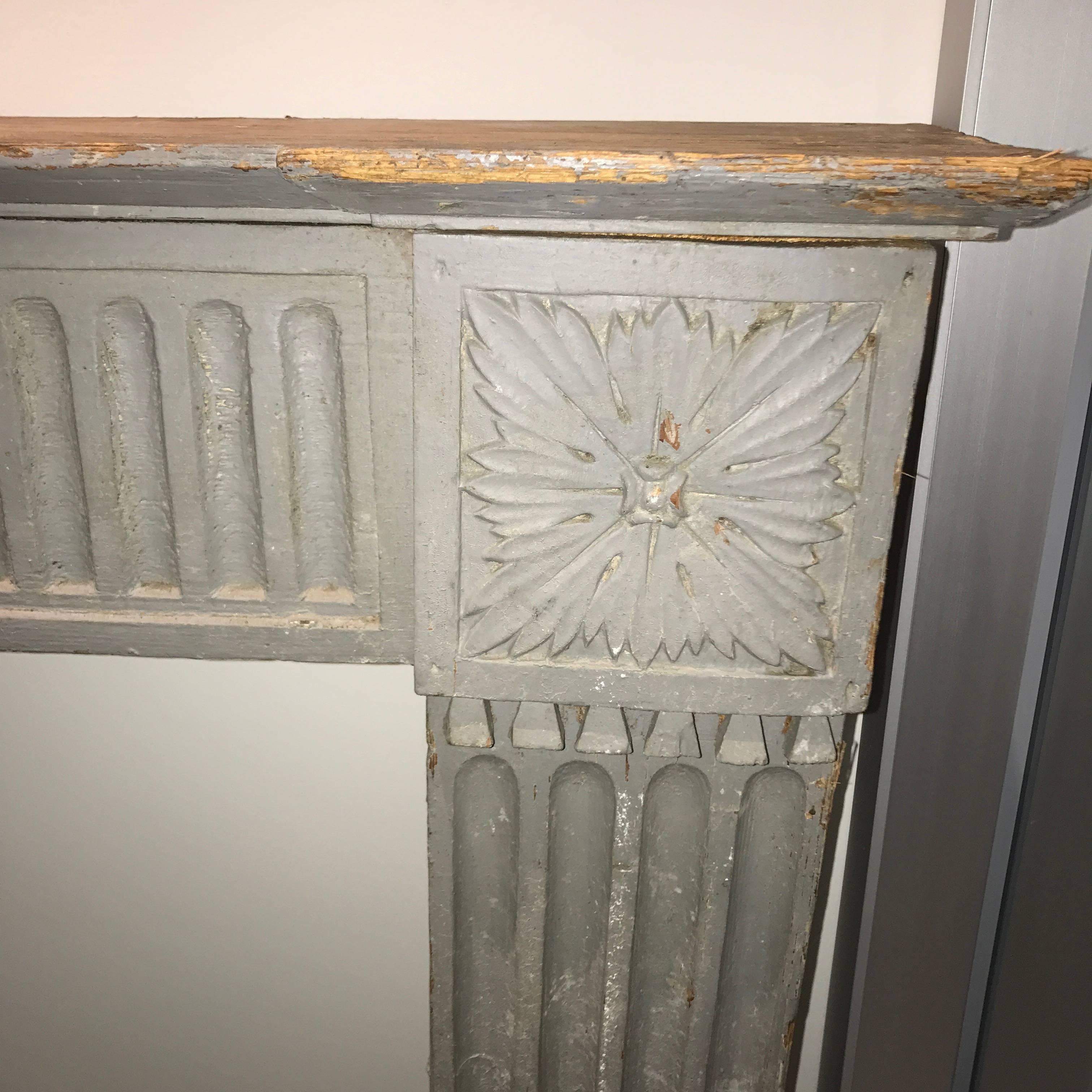 18th Century and Earlier 18th Century Painted Mantle