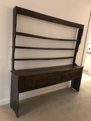Early 18th Century Primitive Oak Welsh Dresser