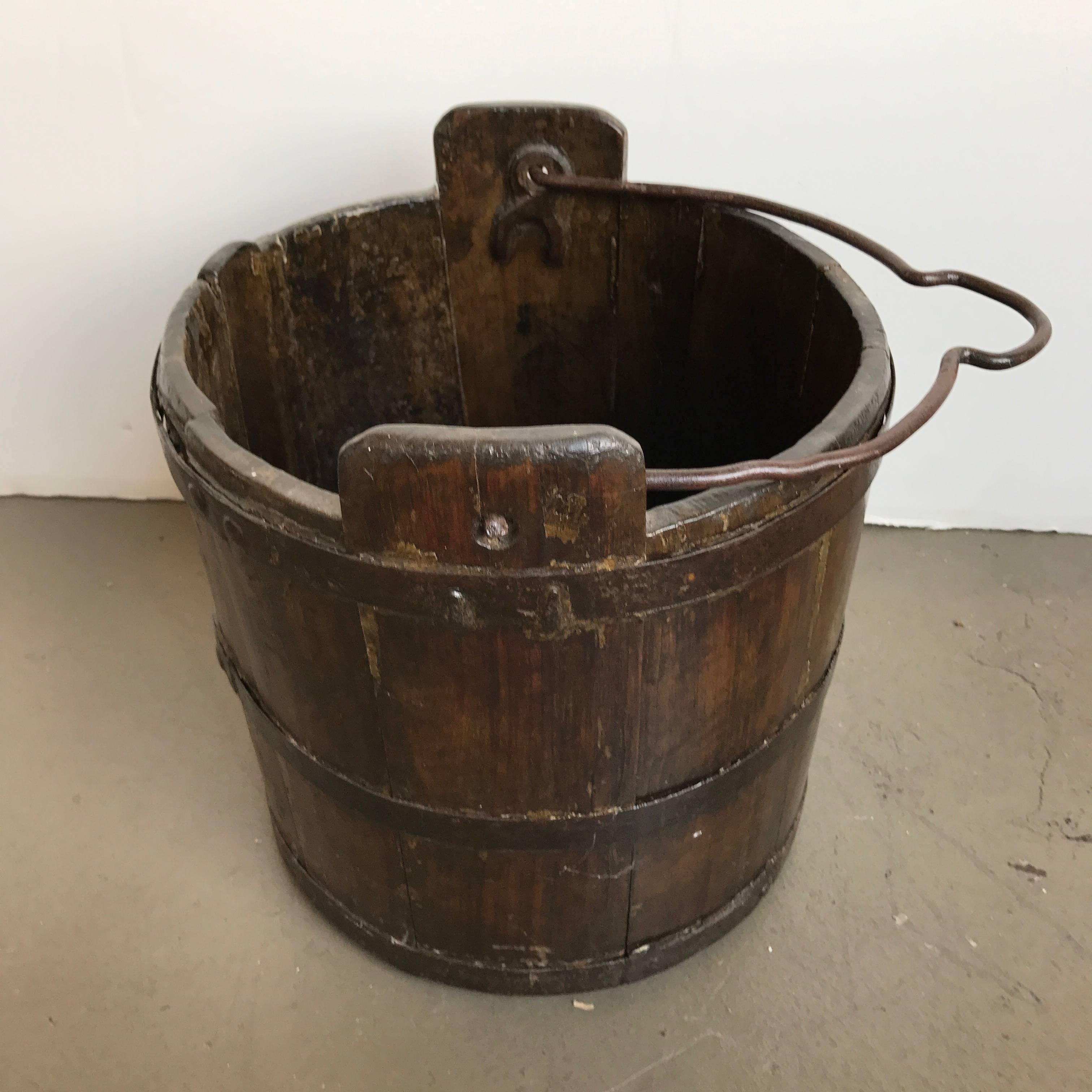 19th century well bucket.