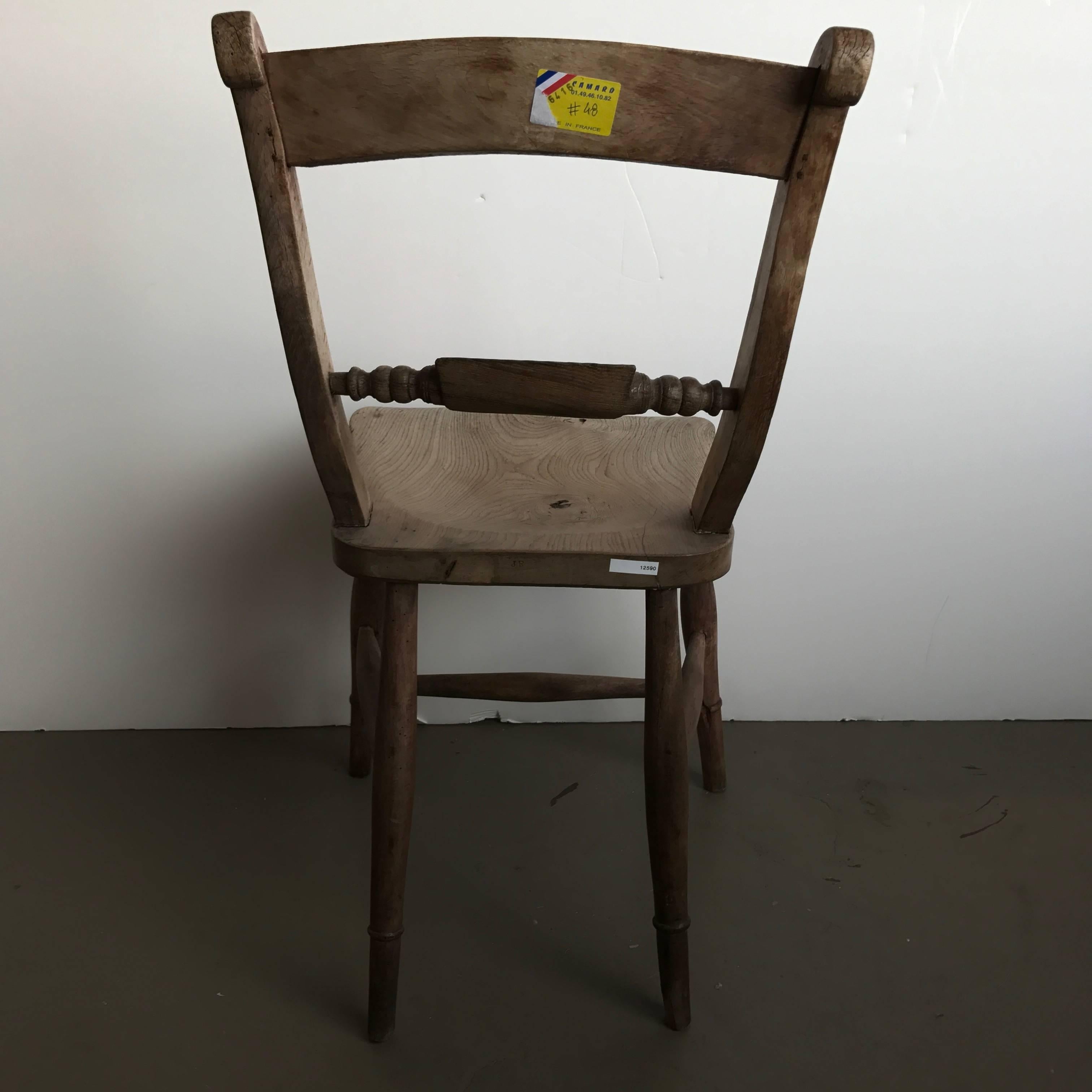 Oak 19th Century French Side Chair