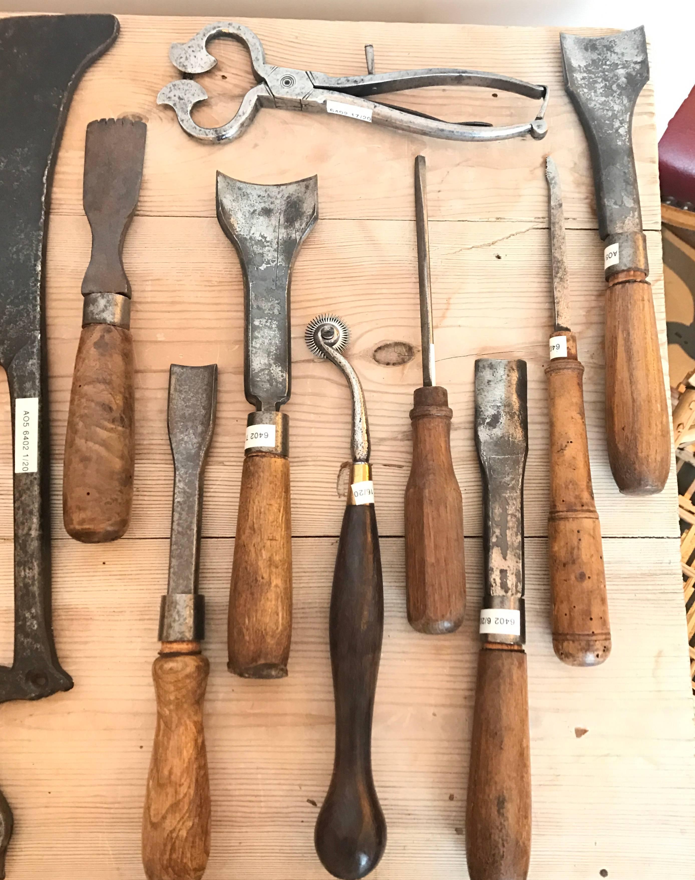 18th and 19th century French woodworkers tools.
