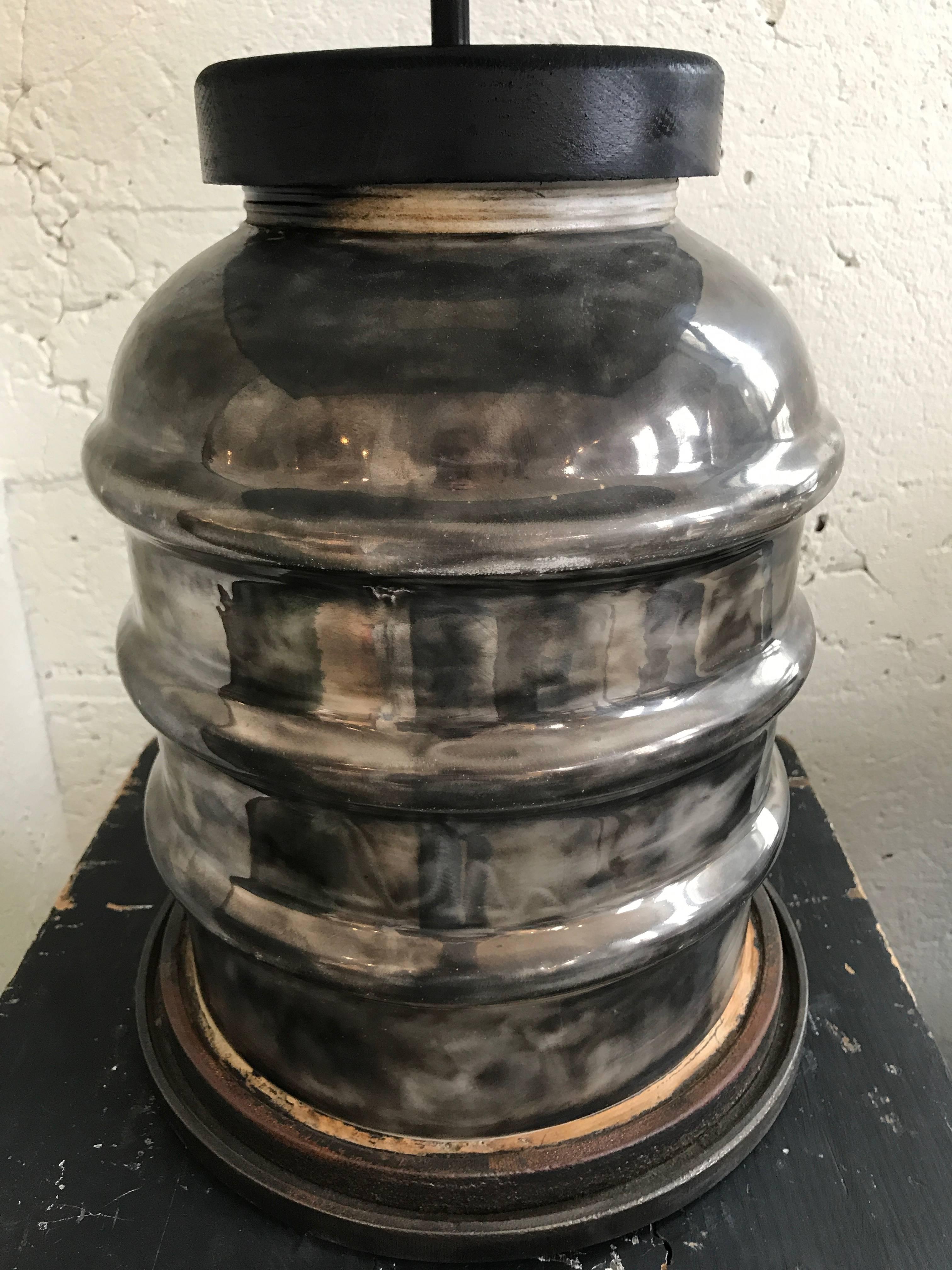 Ceramic Isolant Lamp In Excellent Condition In Boston, MA
