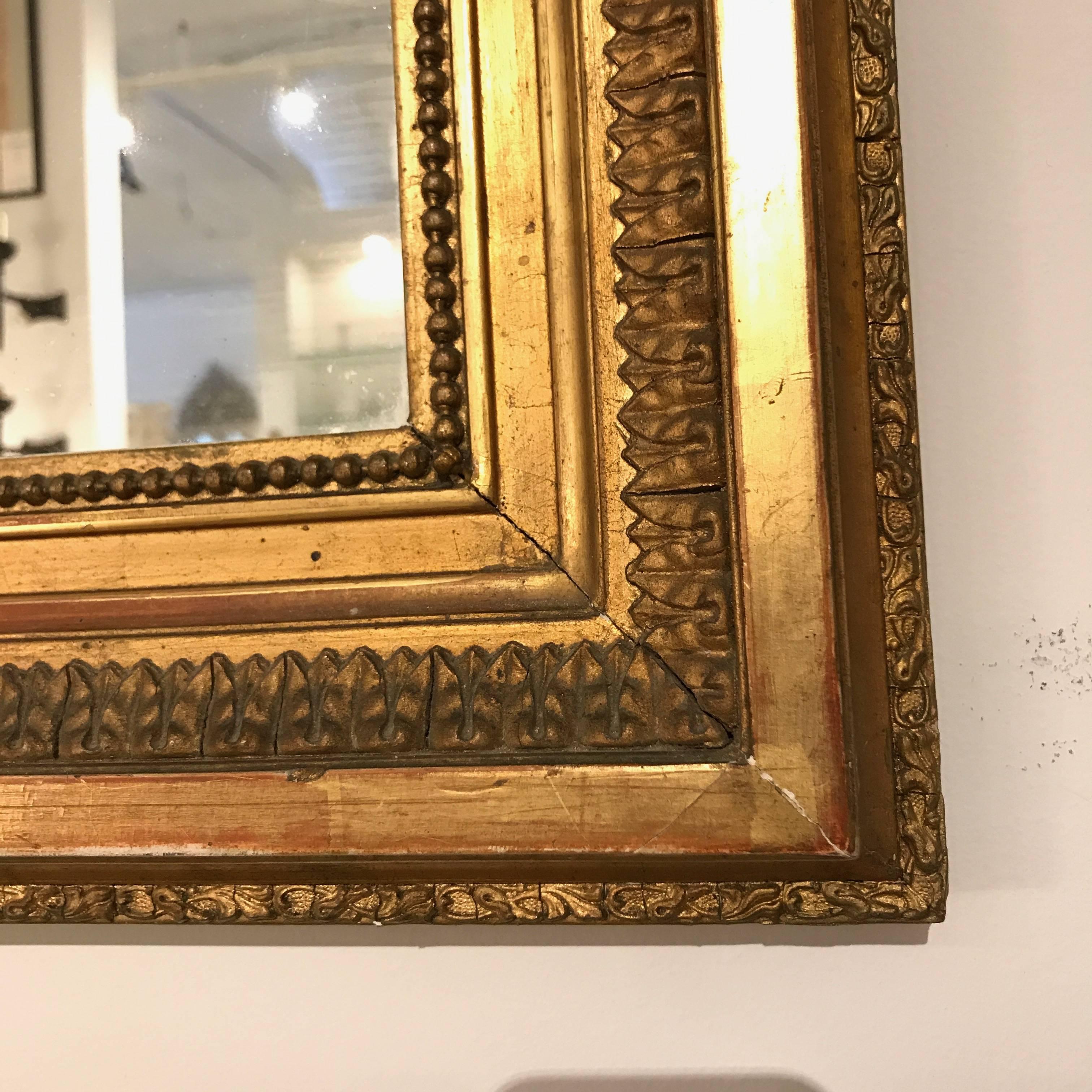 19th Century French Gilded Mirror 2