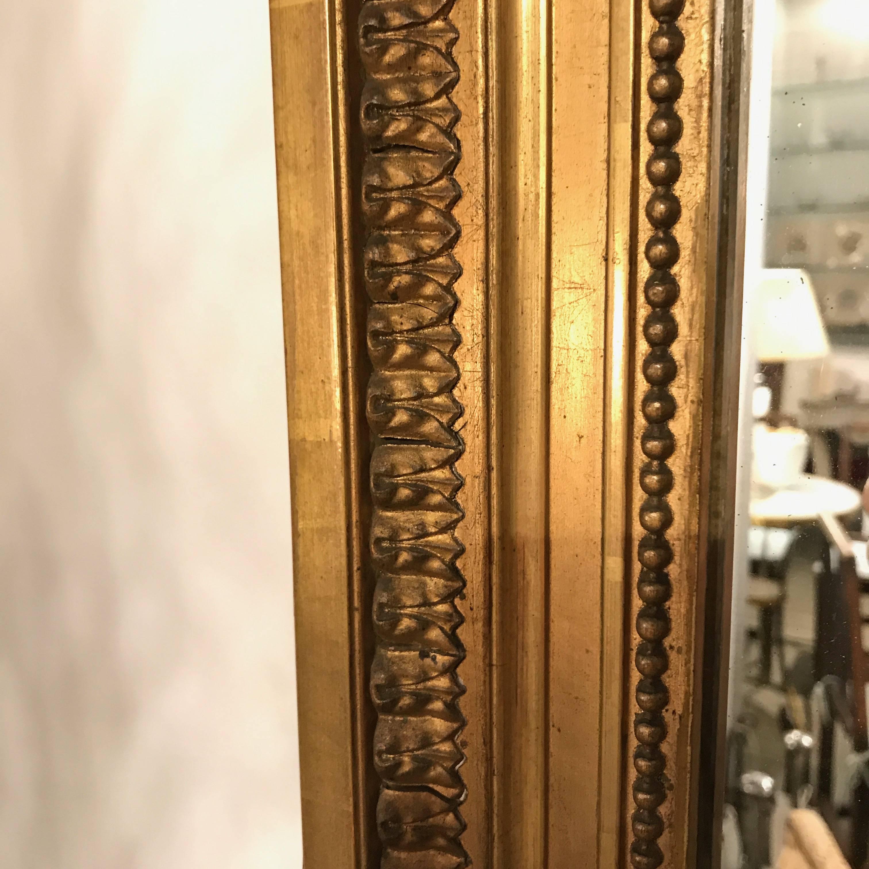 19th Century French Gilded Mirror 3