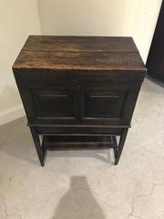 English Oak Silverware Stand