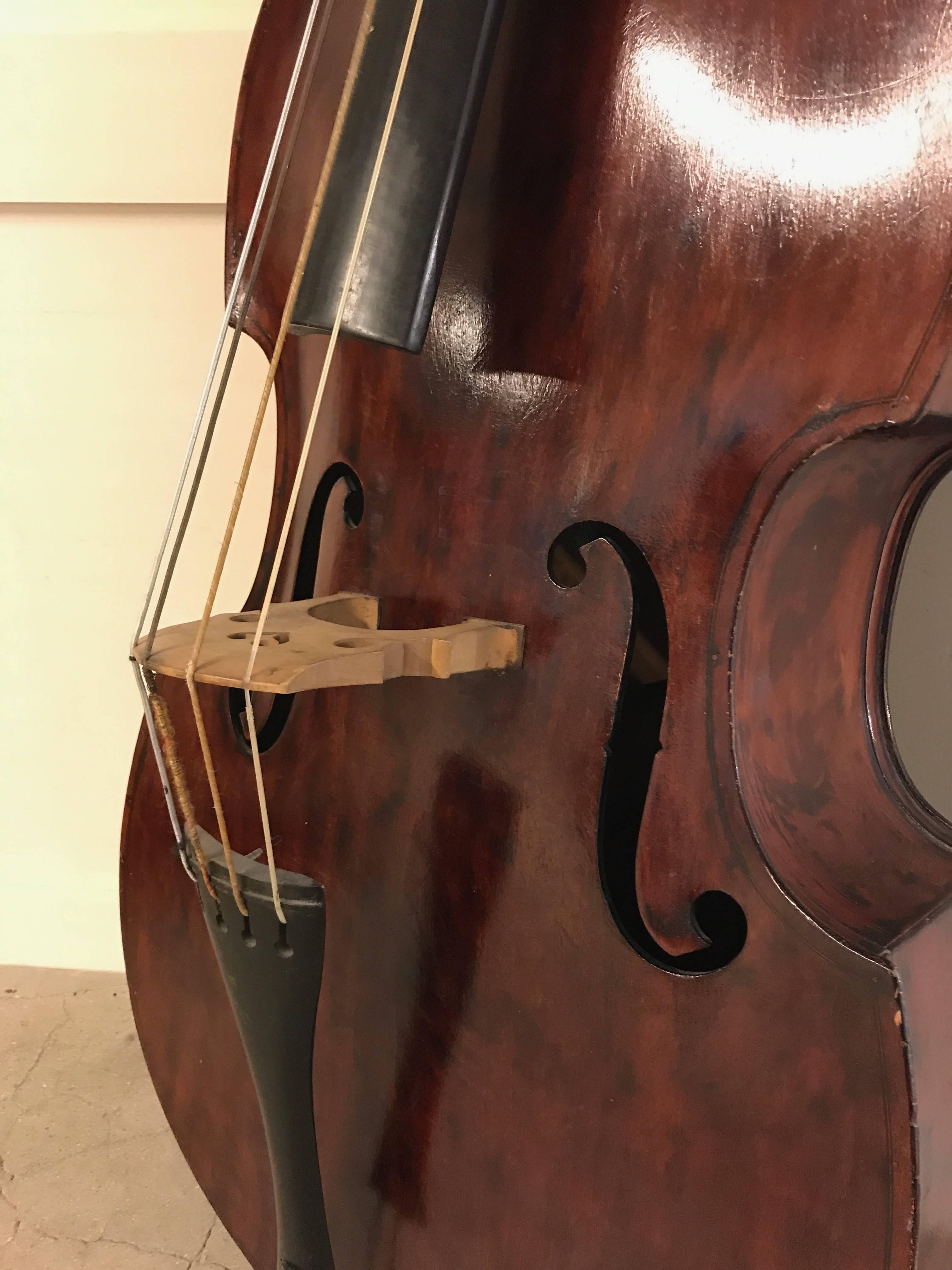 Early 20th Century Mahogany Double Bass 2
