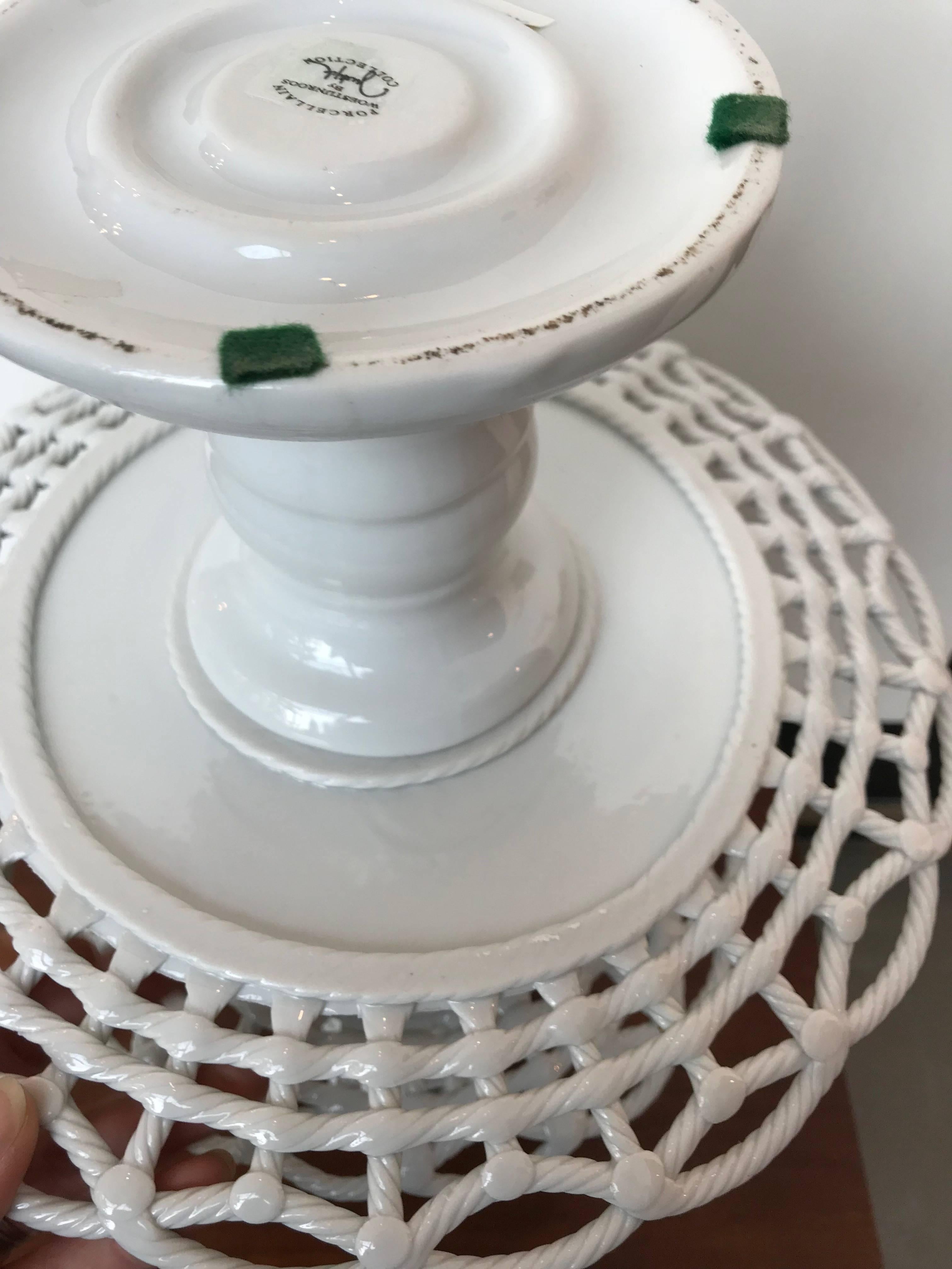 Porcelain Three-Tiered Candy Dish 1