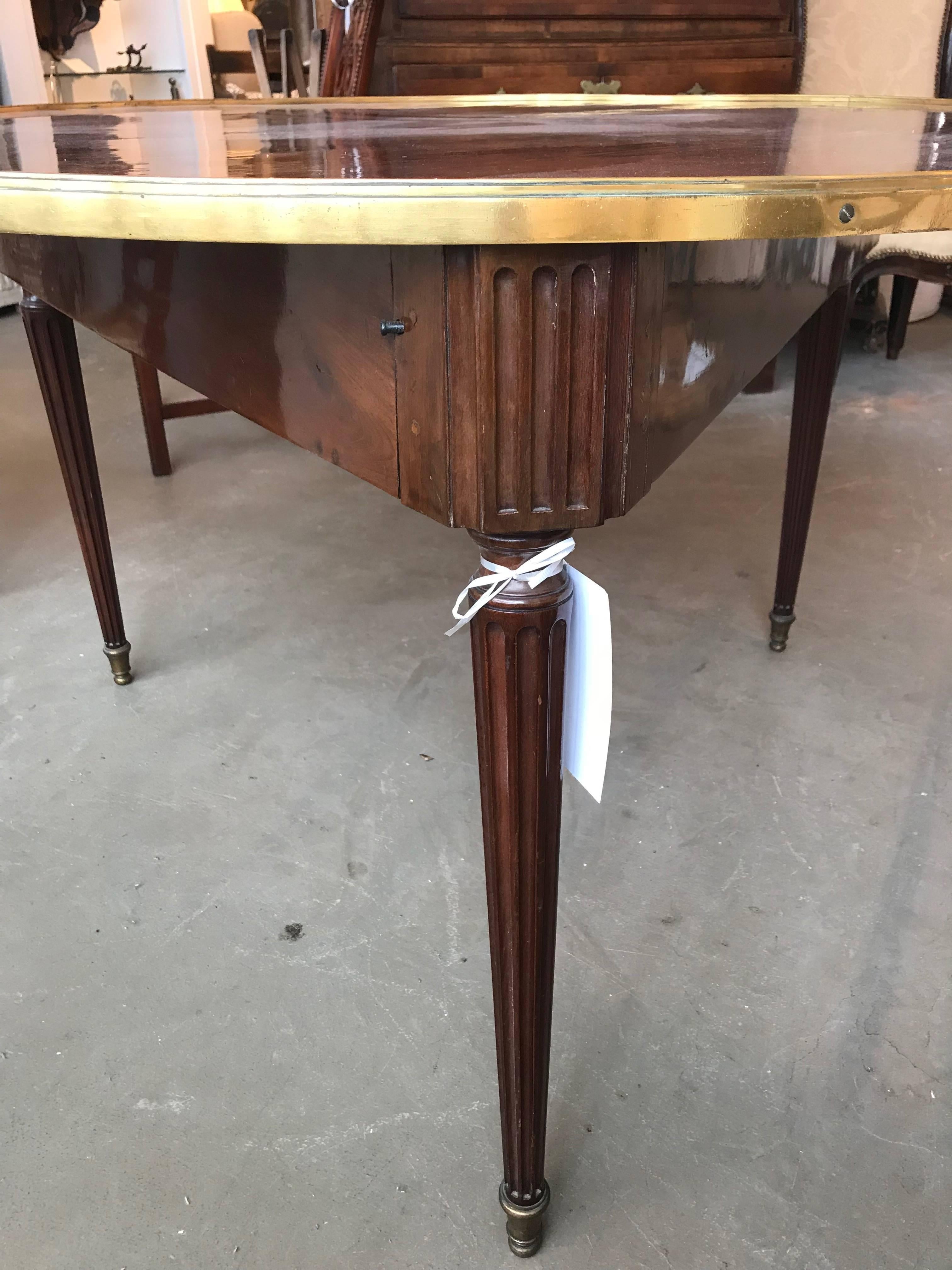 Early 19th Century Period Napoleon Mahogany Campaign Table In Excellent Condition For Sale In Boston, MA