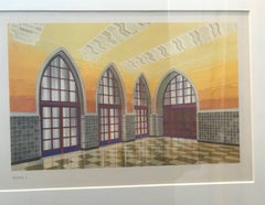 20th Century Dutch Architectural Interior Rendering