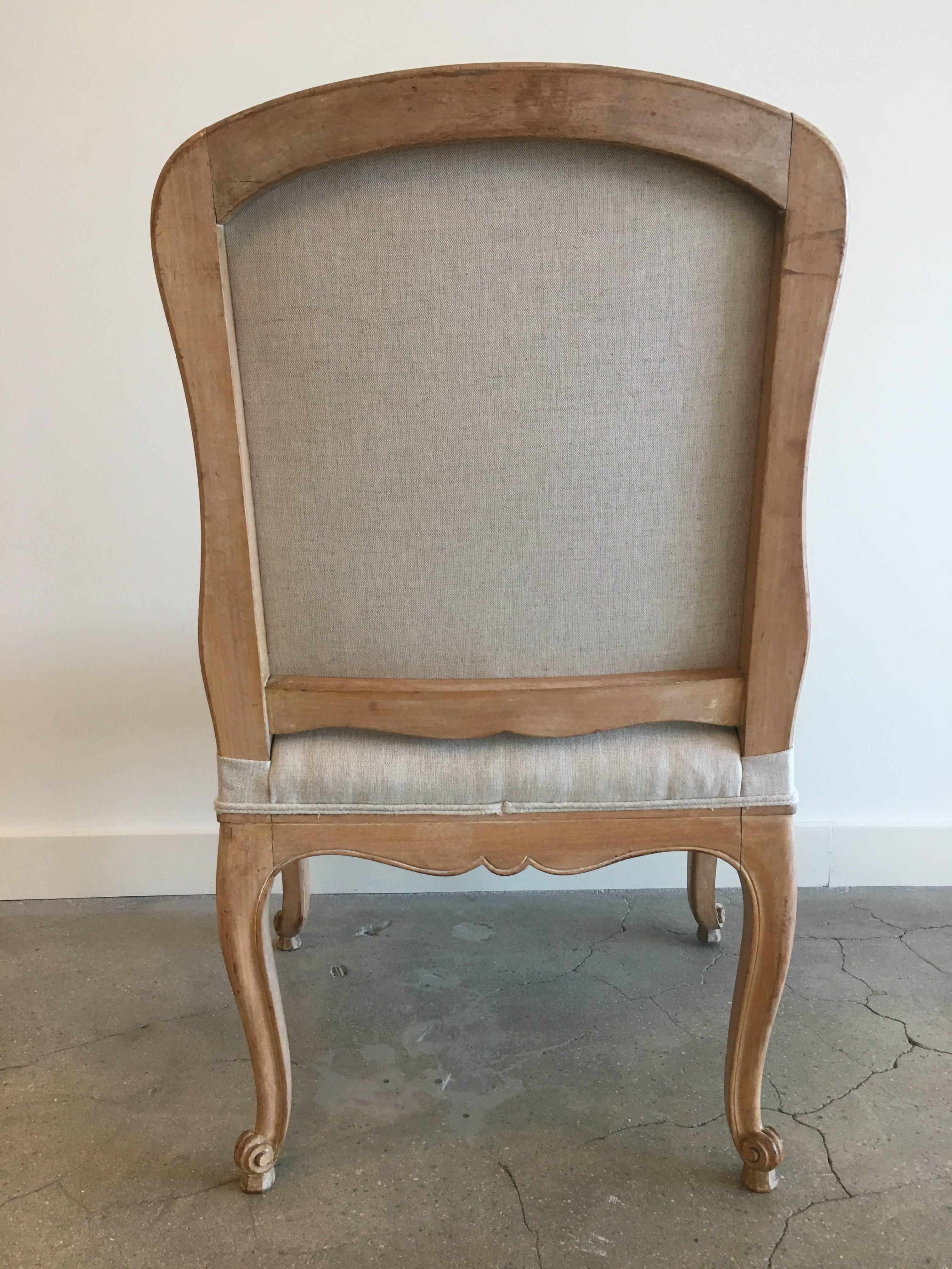 Mid-20th Century Set of Six Louis XV Style Side Chairs For Sale
