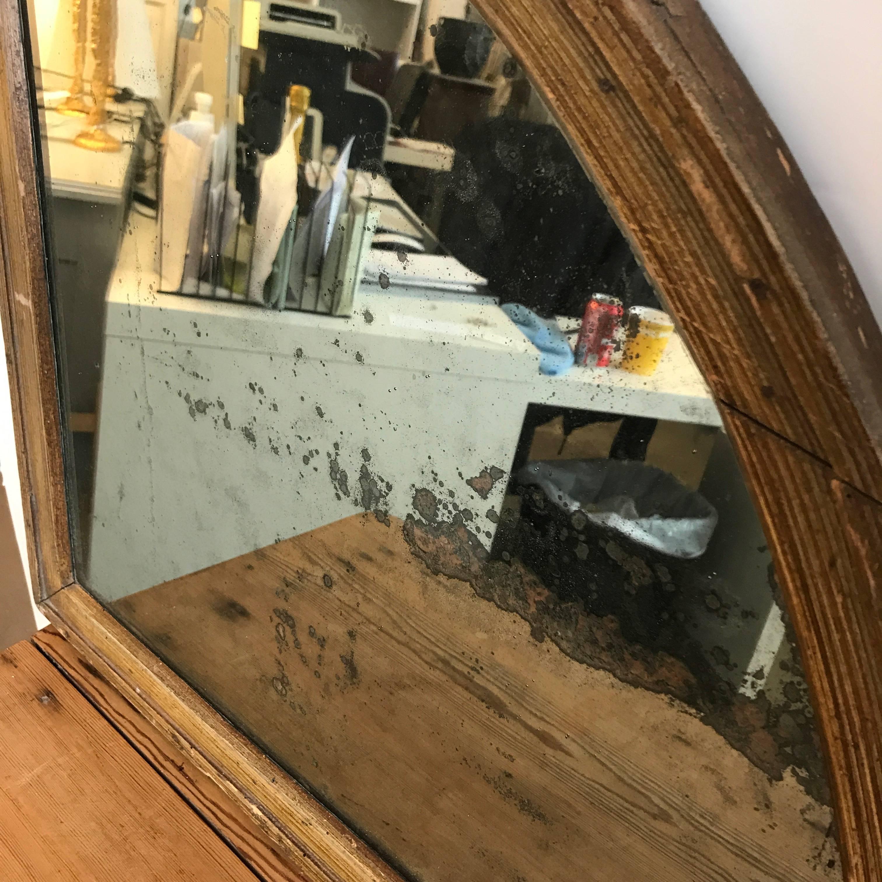 19th Century, French Quadrant Mirror For Sale 1