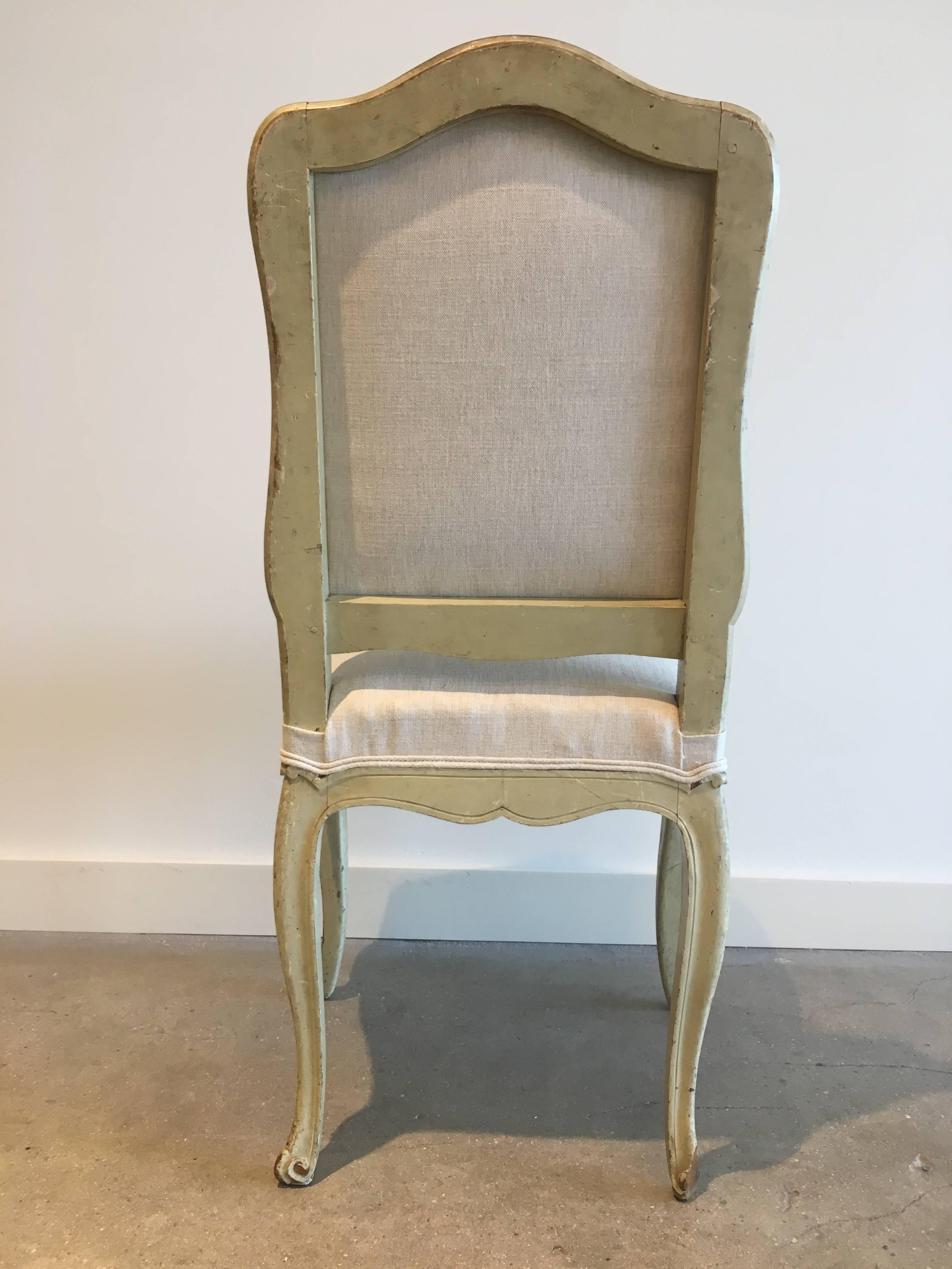 Set of Six 19th Century Louis XV Dining Chairs In Excellent Condition For Sale In Boston, MA